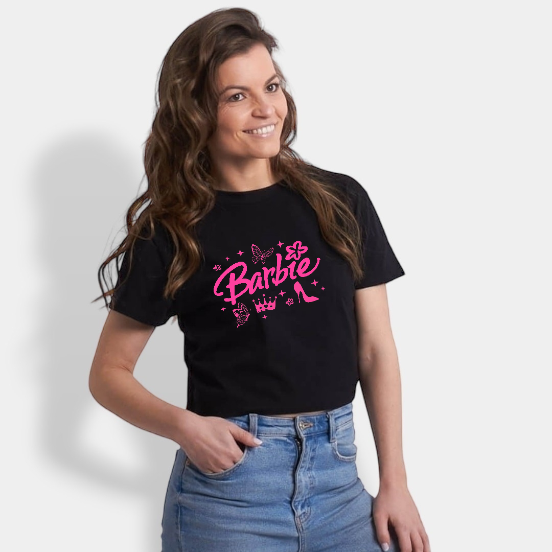 Camiseta Barbie Flower