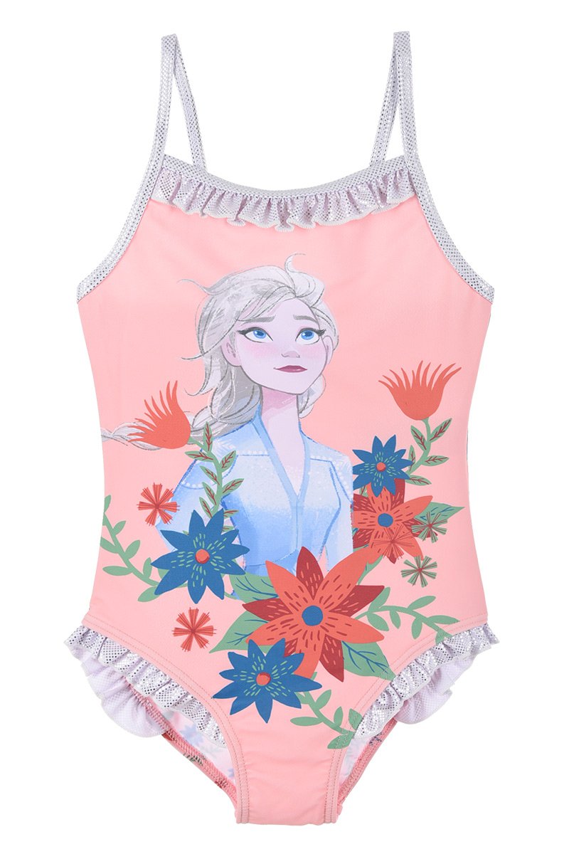 Bañador Frozen Elsa flores