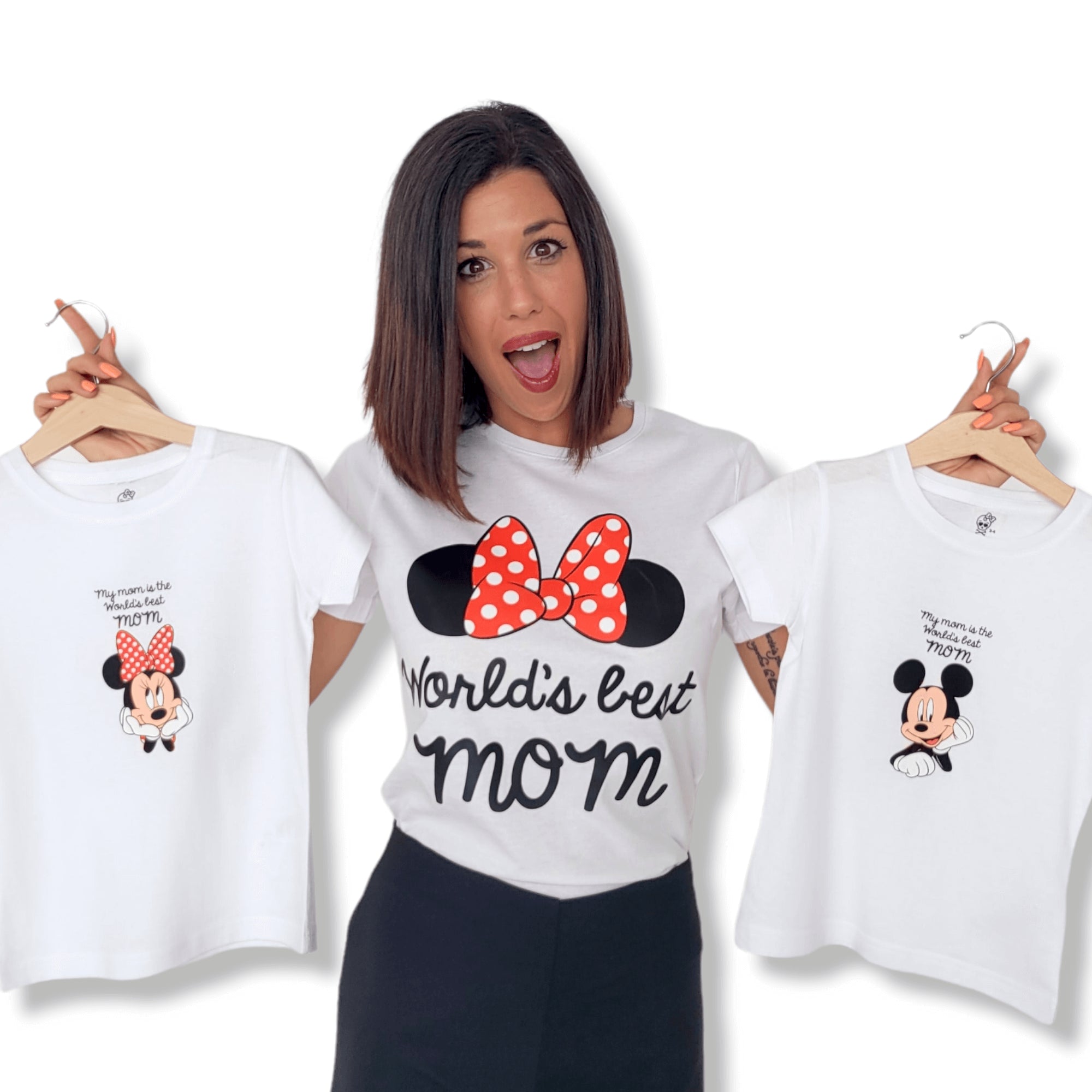 Camiseta Minnie Mouse and children