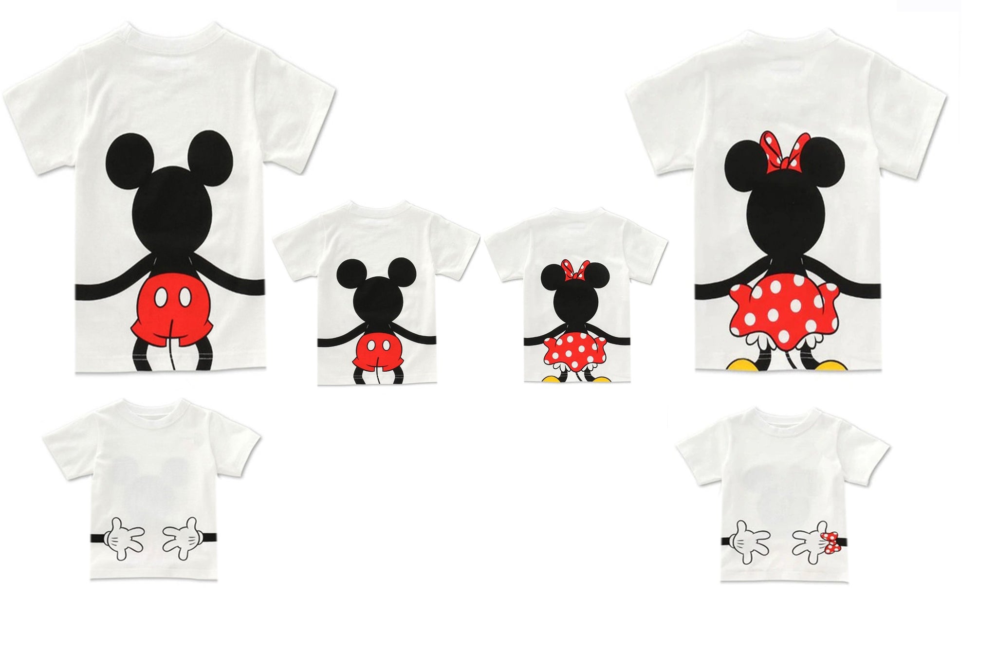 Camiseta Minnie & Mickey manitas