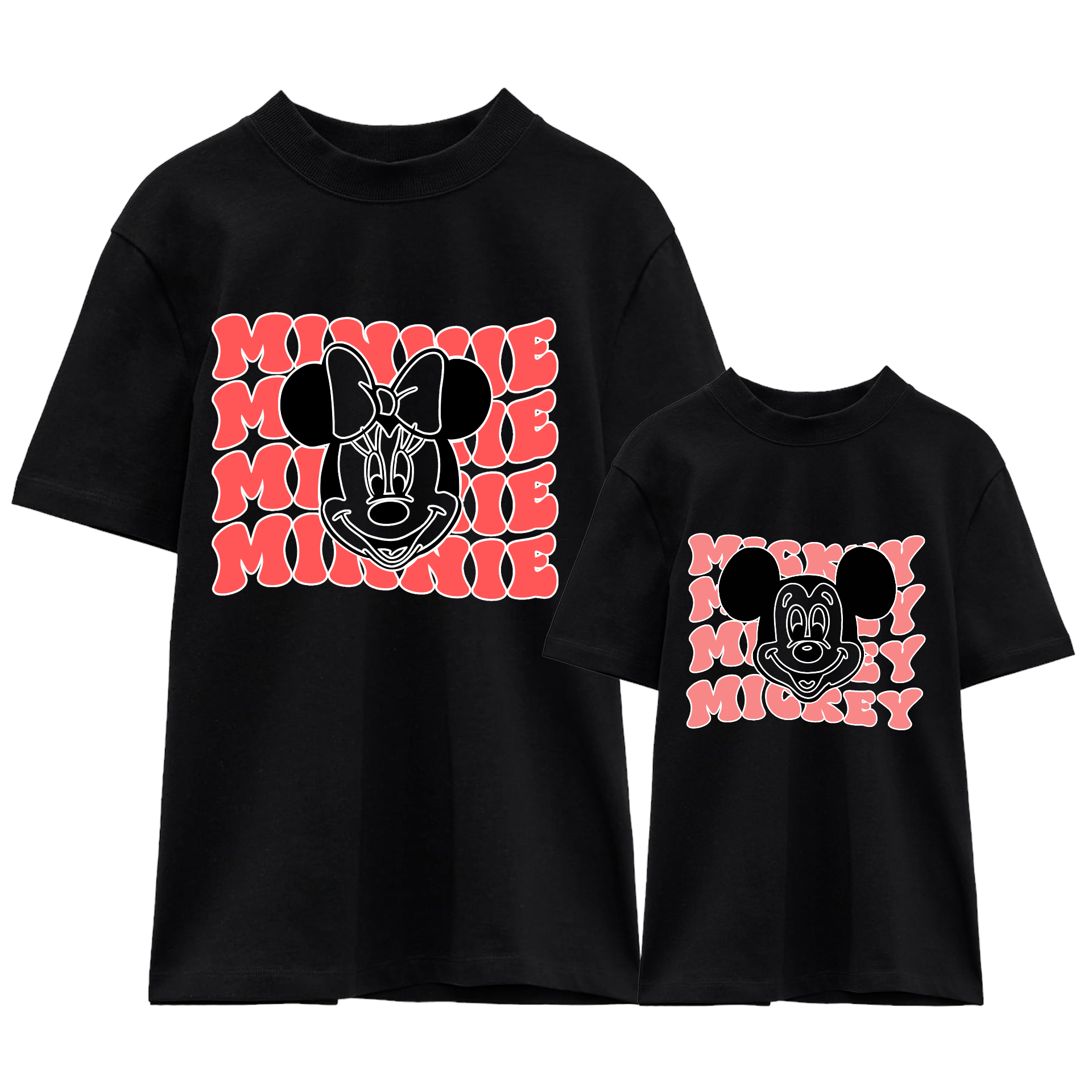 Camiseta Minnie & Mickey names