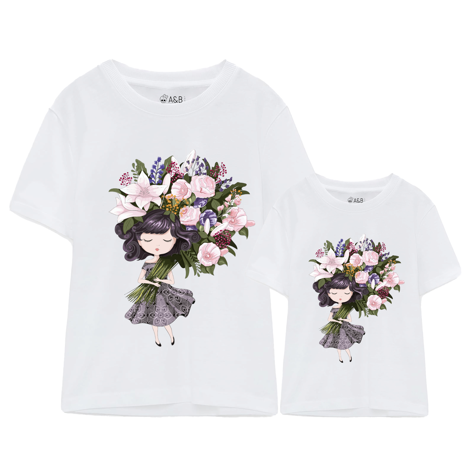 Camiseta Niña Flowers