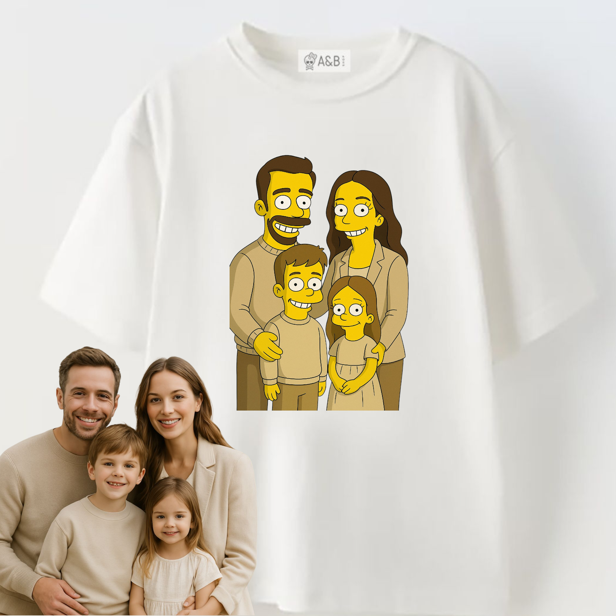 T-shirt Couronne Roi-Reine-Princesse-Prince