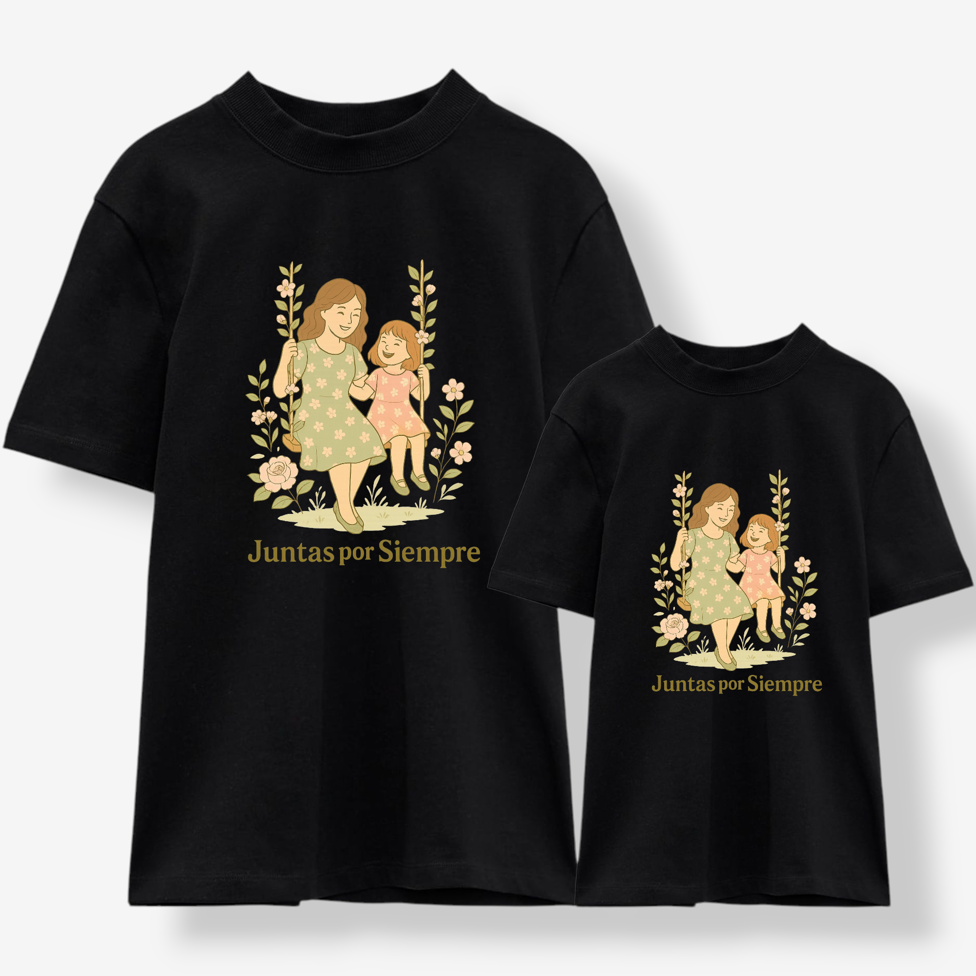 Camiseta Juntas por Siempre Flores