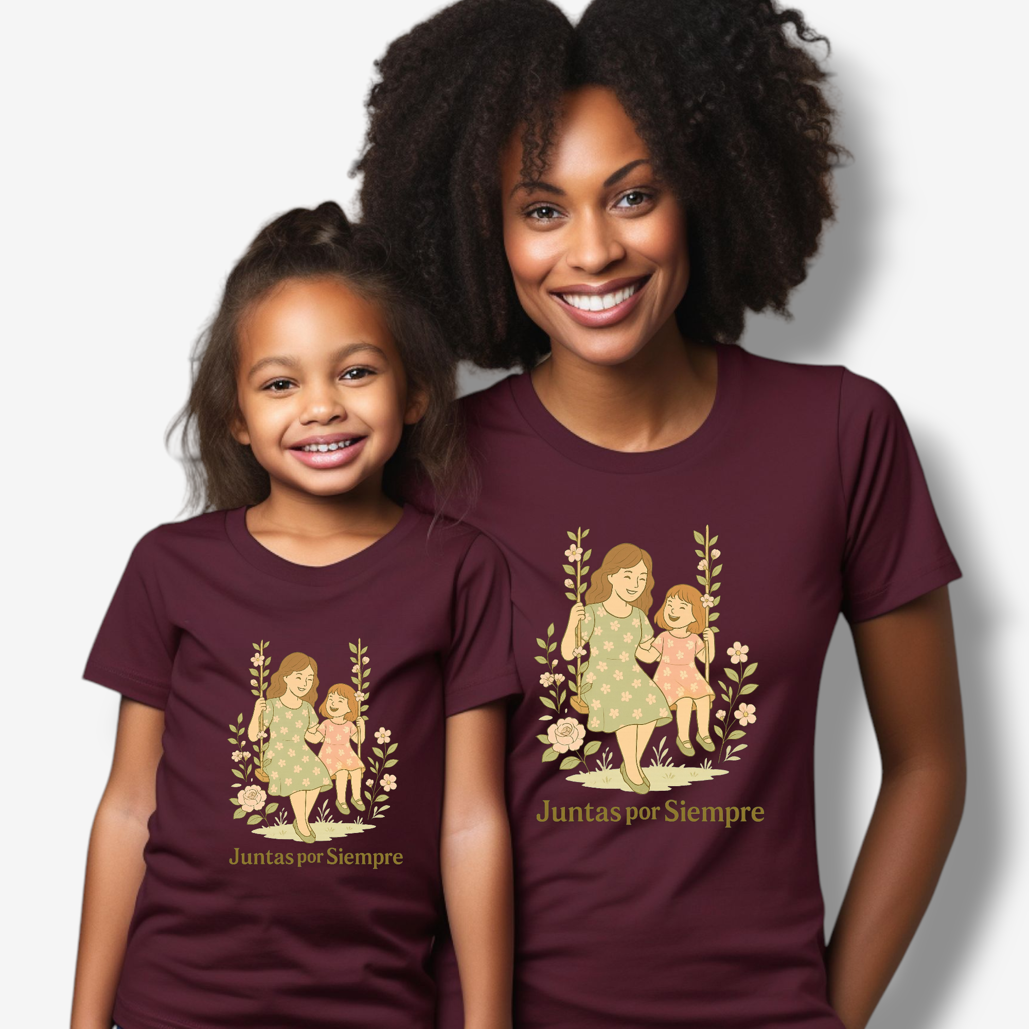 Camiseta Juntas por Siempre Flores