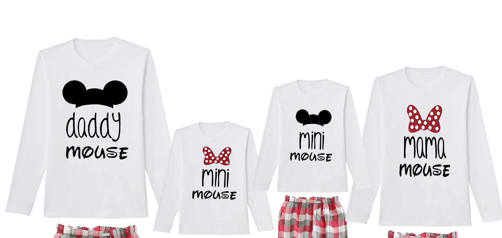 Camiseta Mama mouse mini mouse manga larga