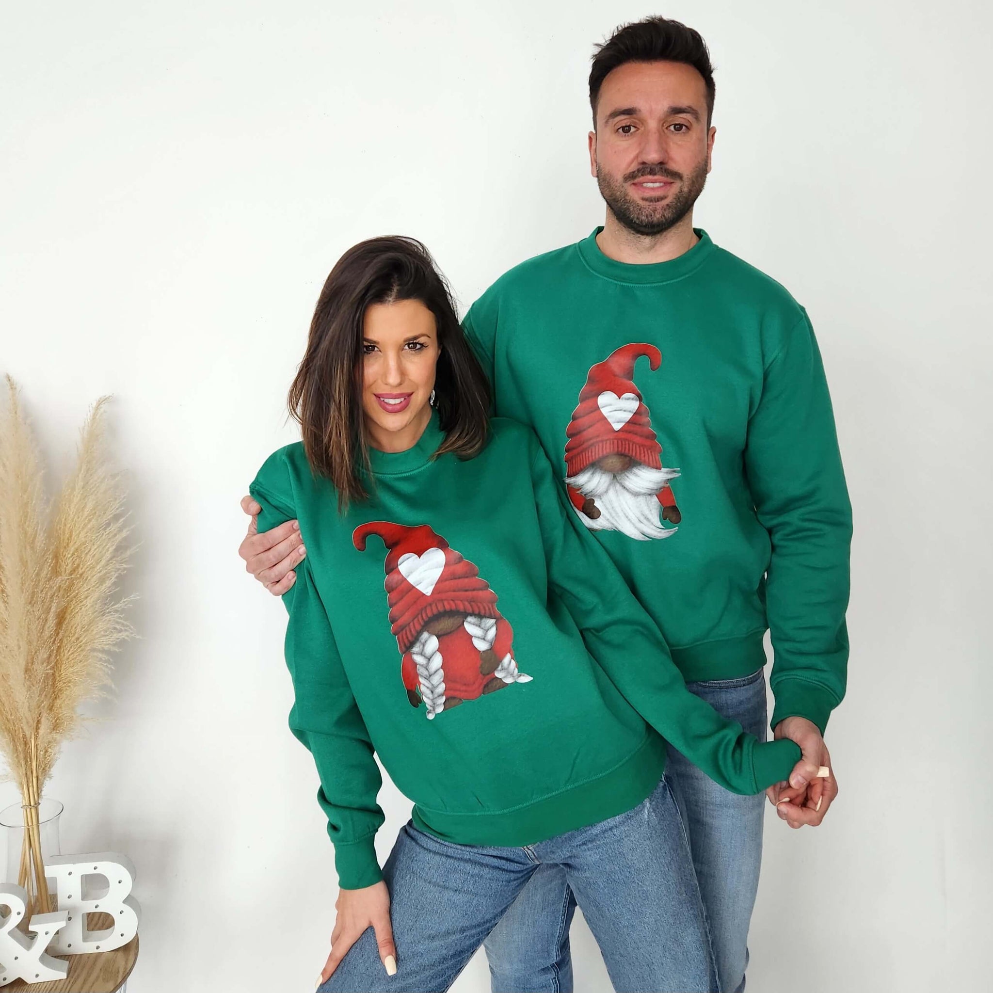 Sudadera Gnomos Enamorados. Sudaderas San Valentín