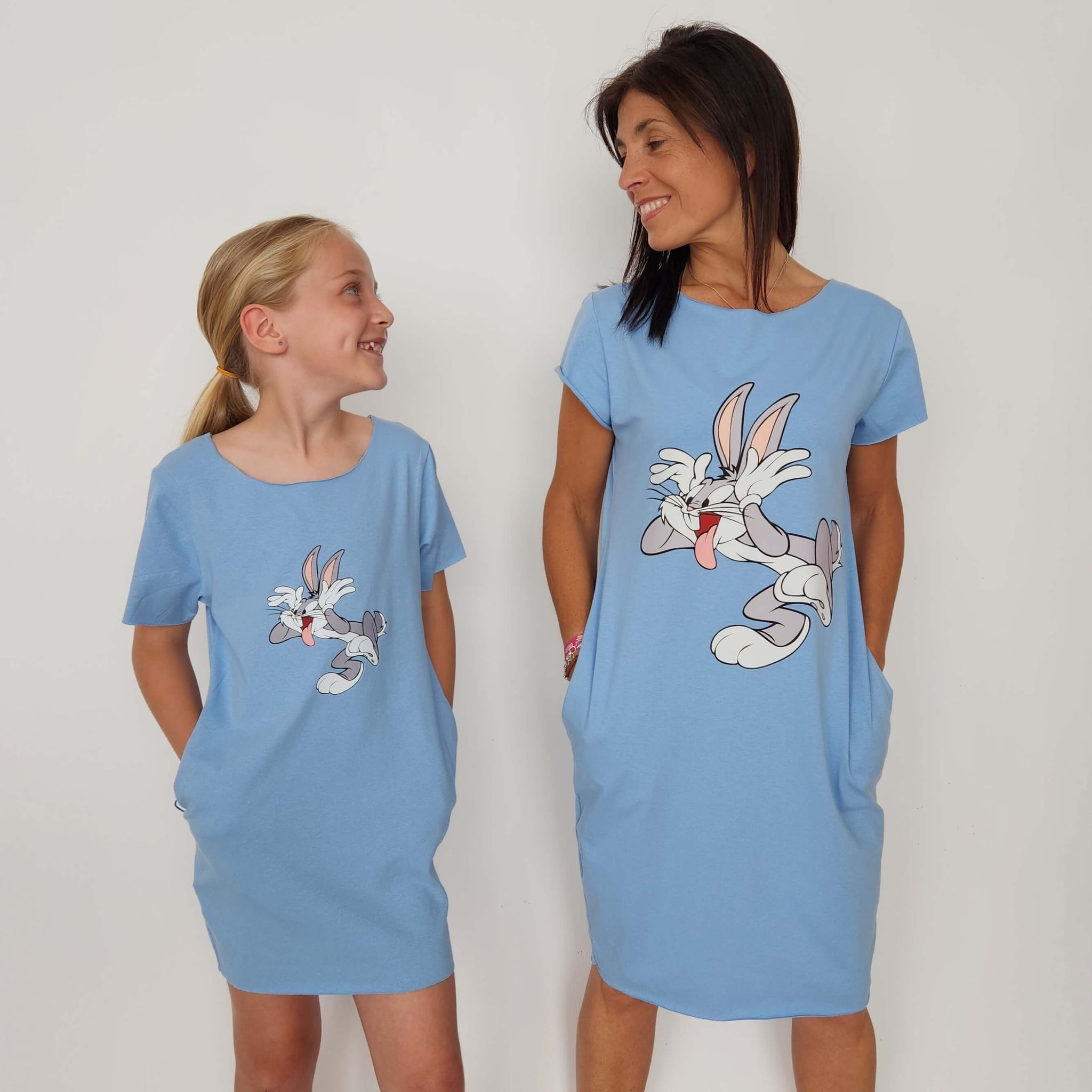 Vestido celeste Bugs