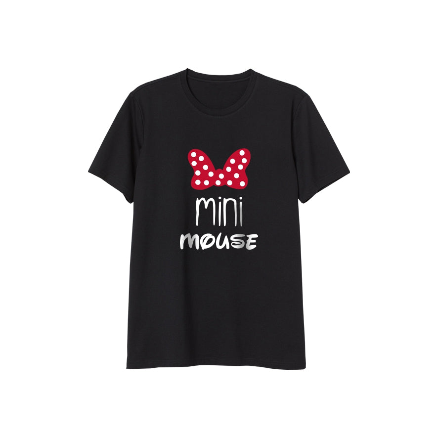 Camiseta Mama-daddy mouse mini mouse!!