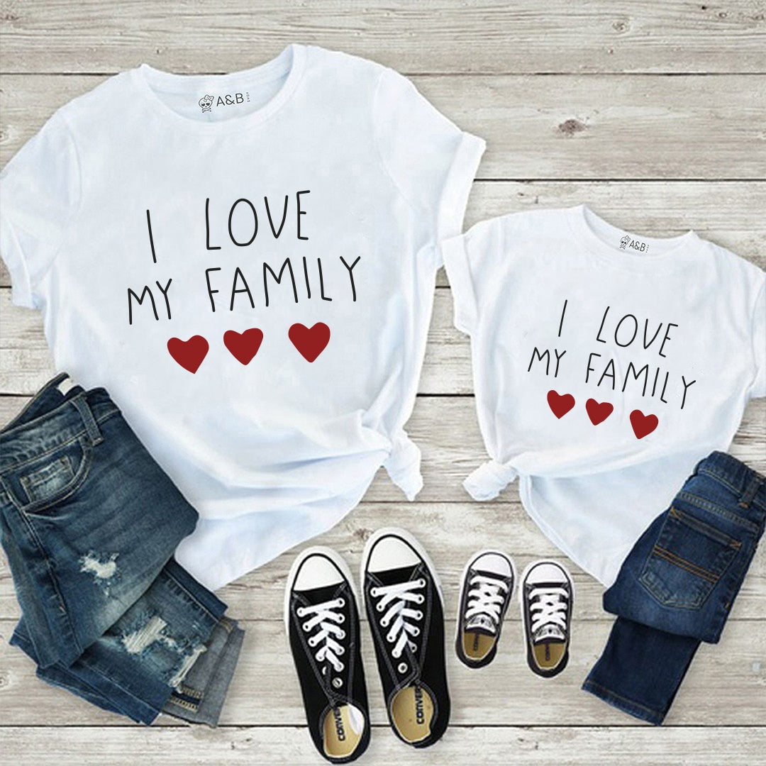 Camiseta I love my family!!