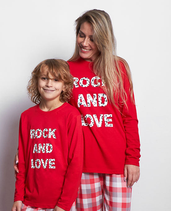 Camiseta Rock and Love manga larga