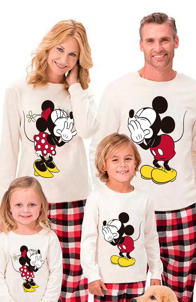 Camiseta Mickey & Minnie secret manga larga