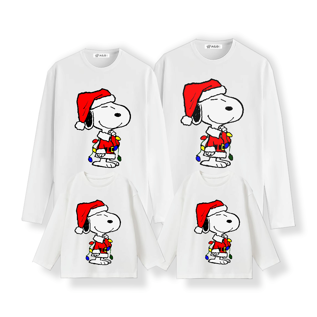 Camiseta Snoopy Papá Noel manga larga!!