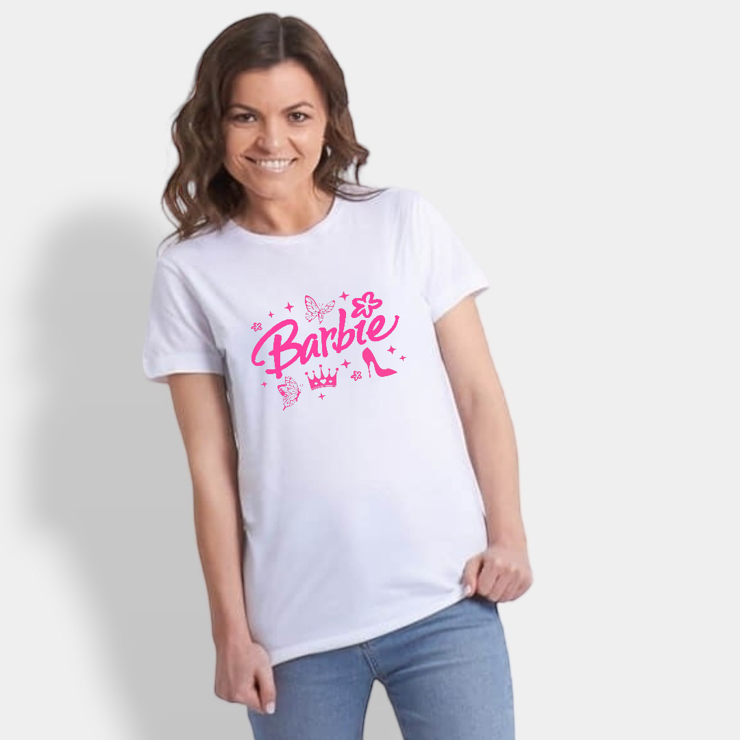 Camiseta Barbie Flower