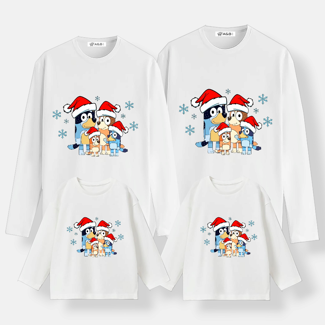 Camiseta Bluey Navidad