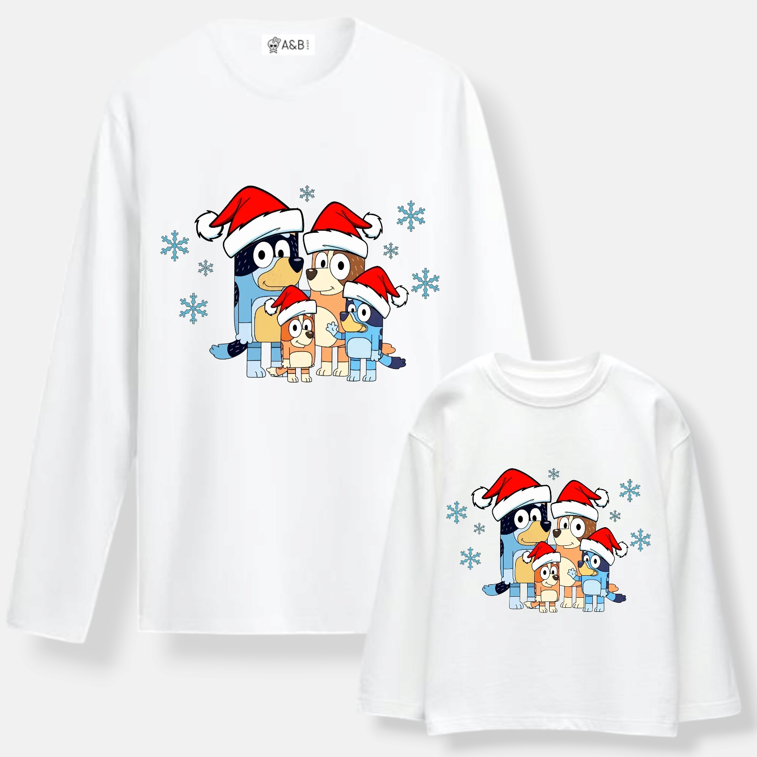 Camiseta Bluey Navidad