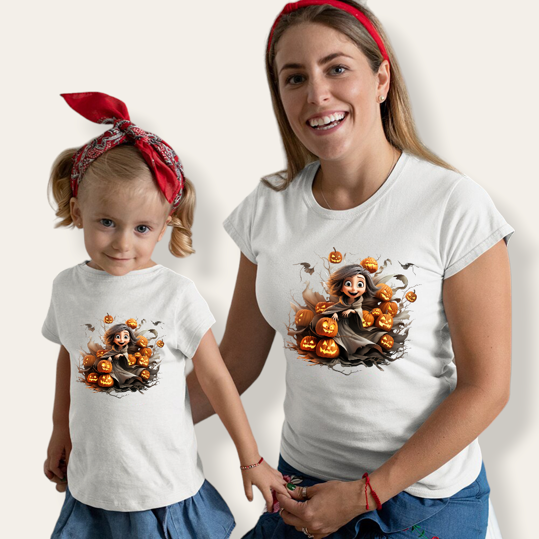 Camiseta Halloween Pumpkins