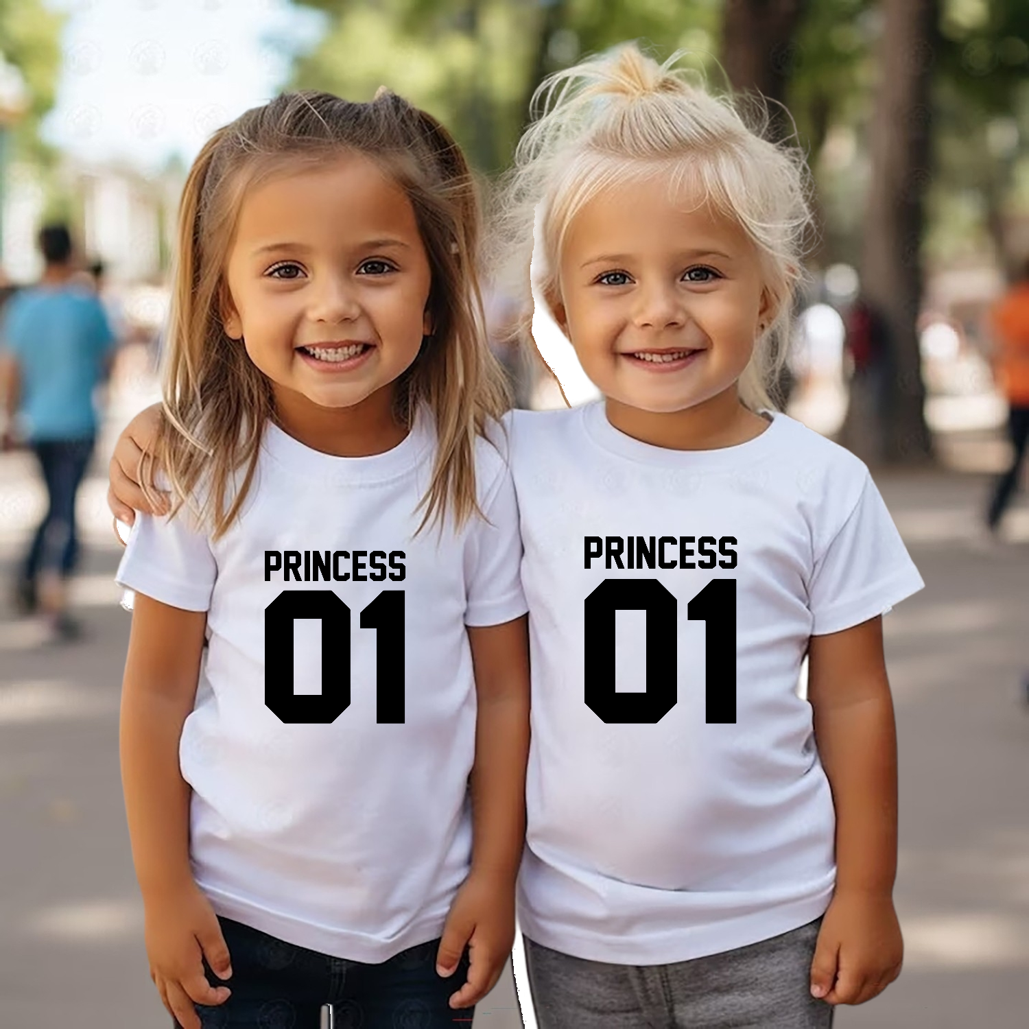 Camiseta King-Queen-Princess-Prince delante