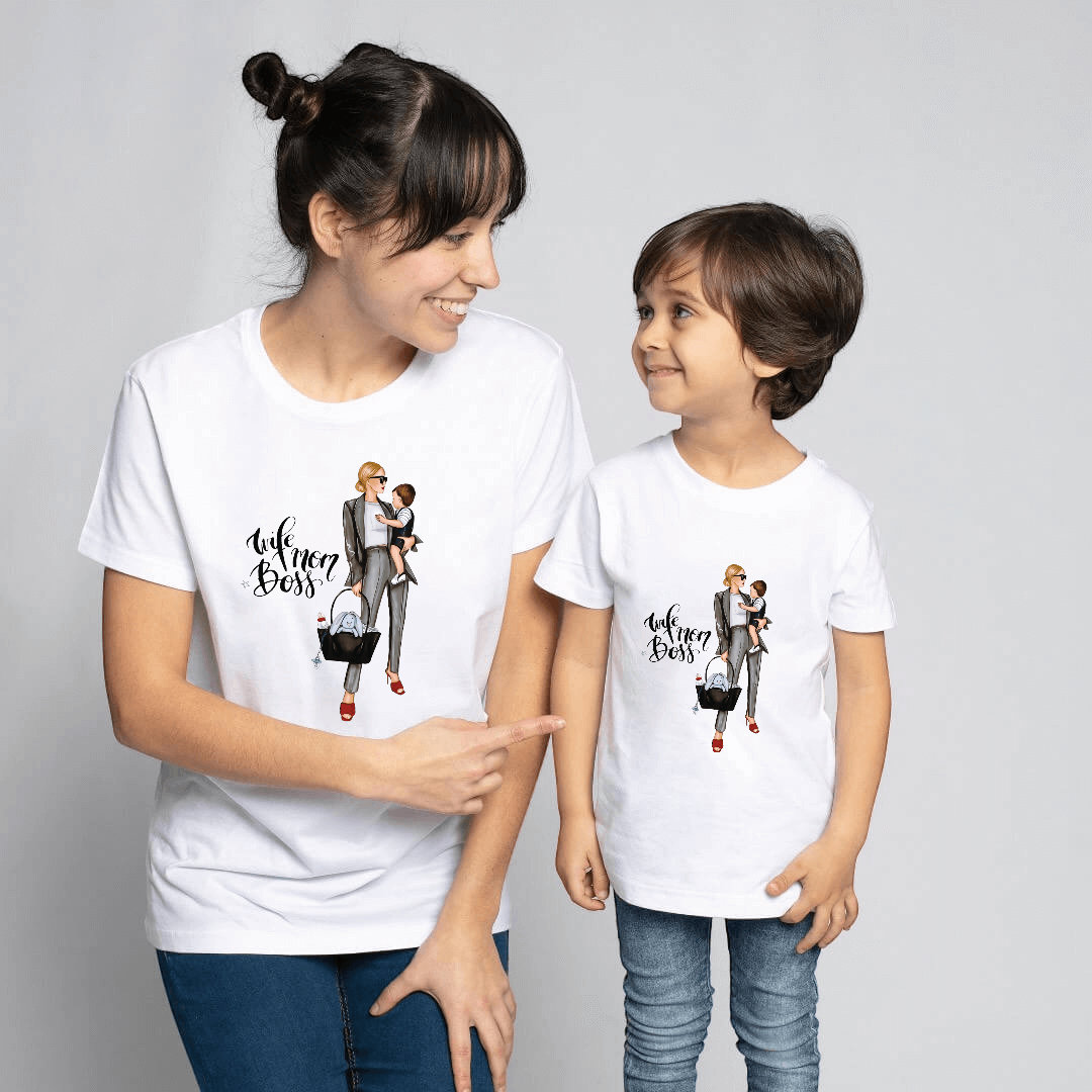 Vida mãe chefe t -shirt