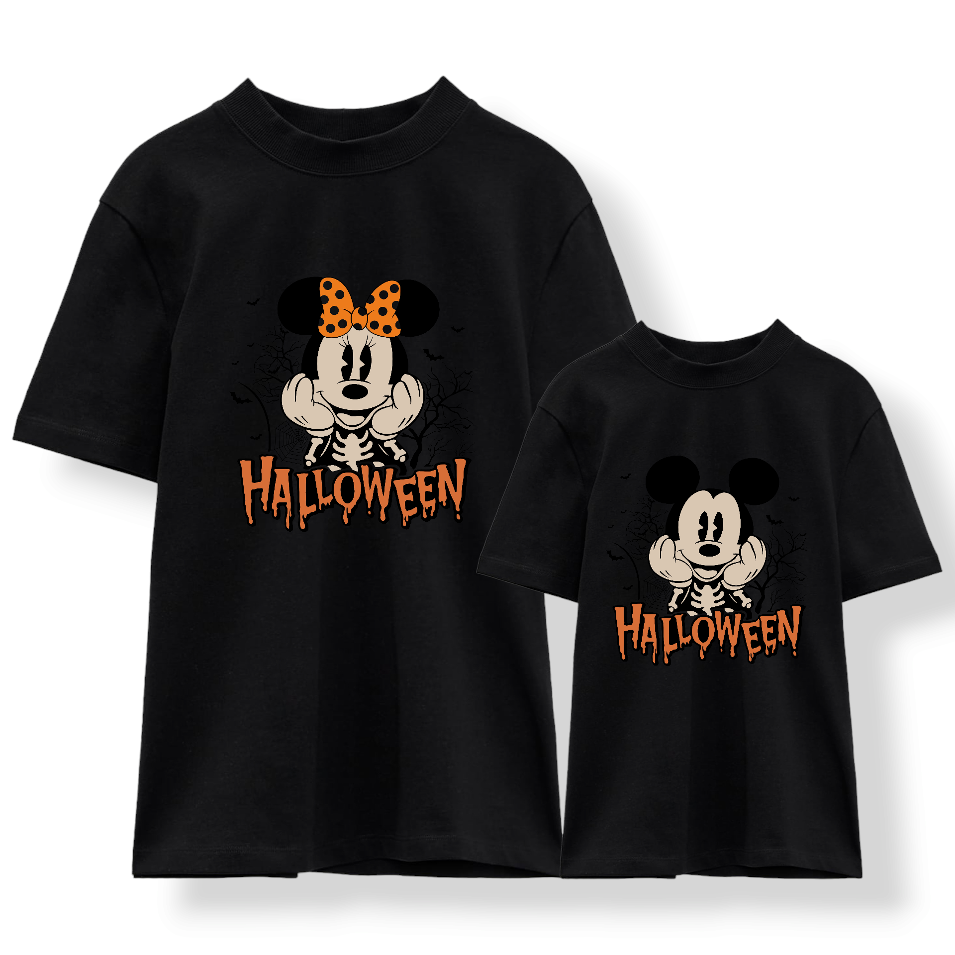 Camiseta Mickey-Minnie Halloween