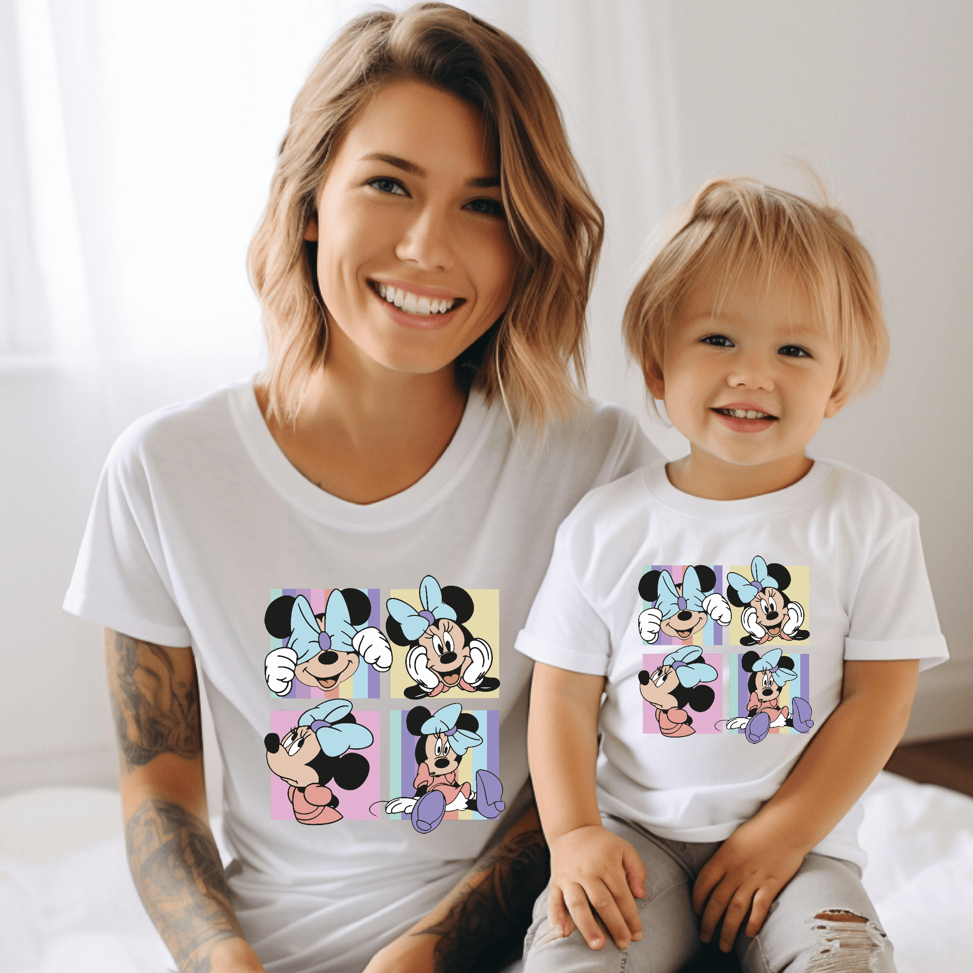 Camisetas Personalizadas Conjunto Madre E Hij@ Minnie Mouse