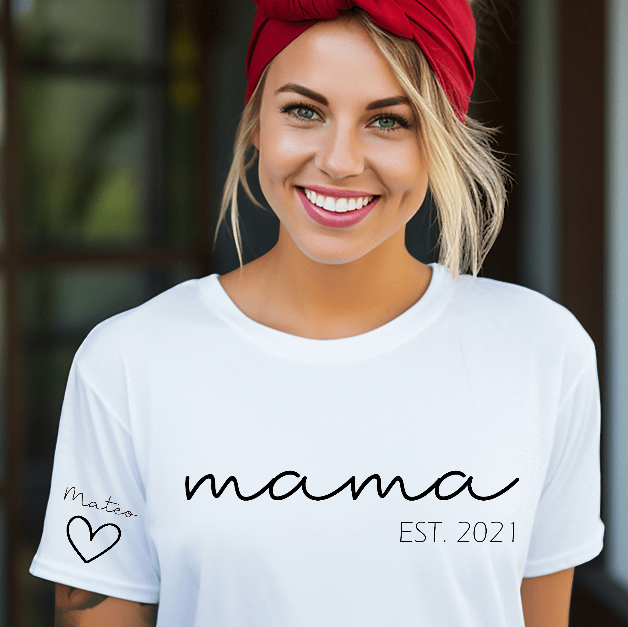 Camiseta Papá-Mamá Mini Cuore