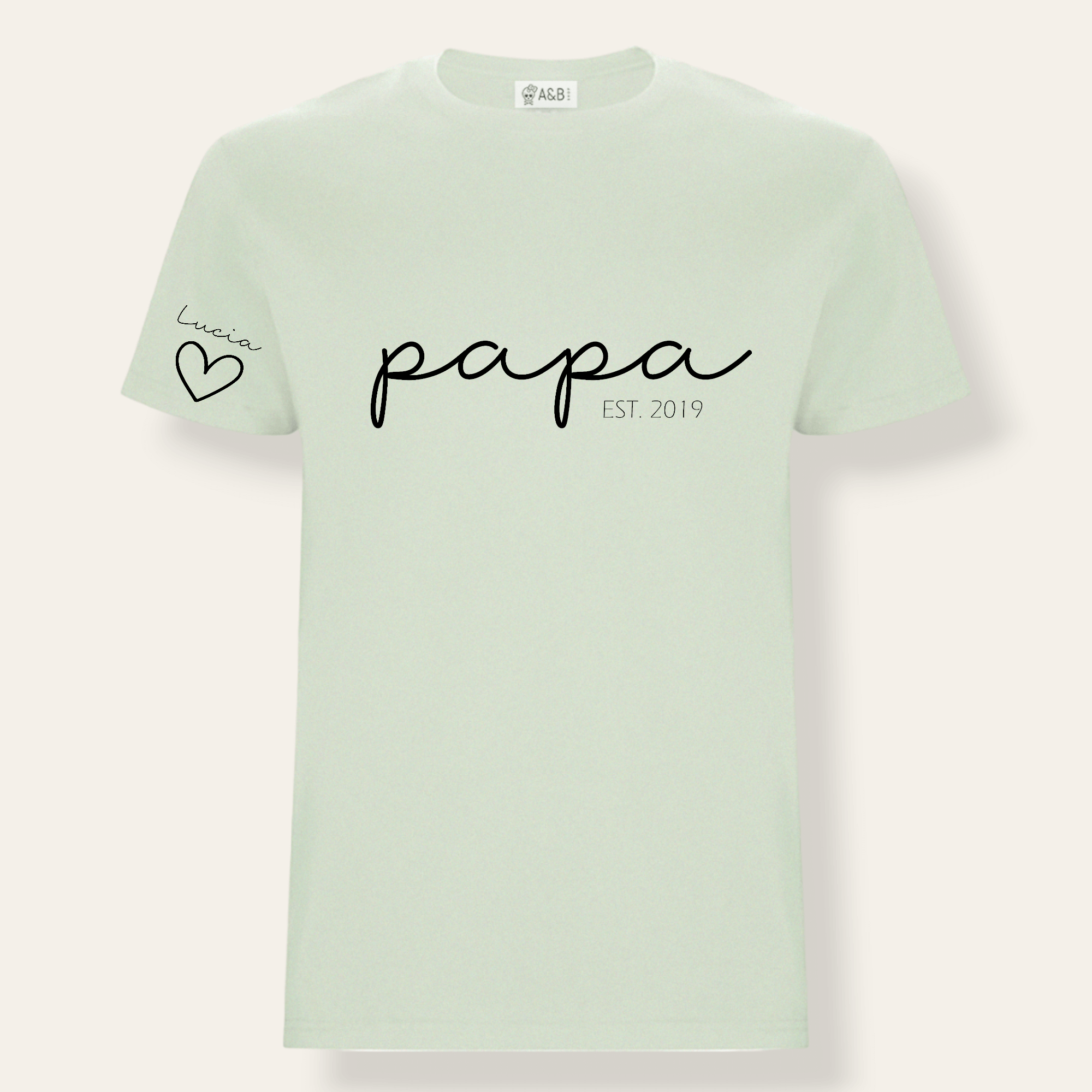 Camiseta Papá-Mamá Mini Cuore