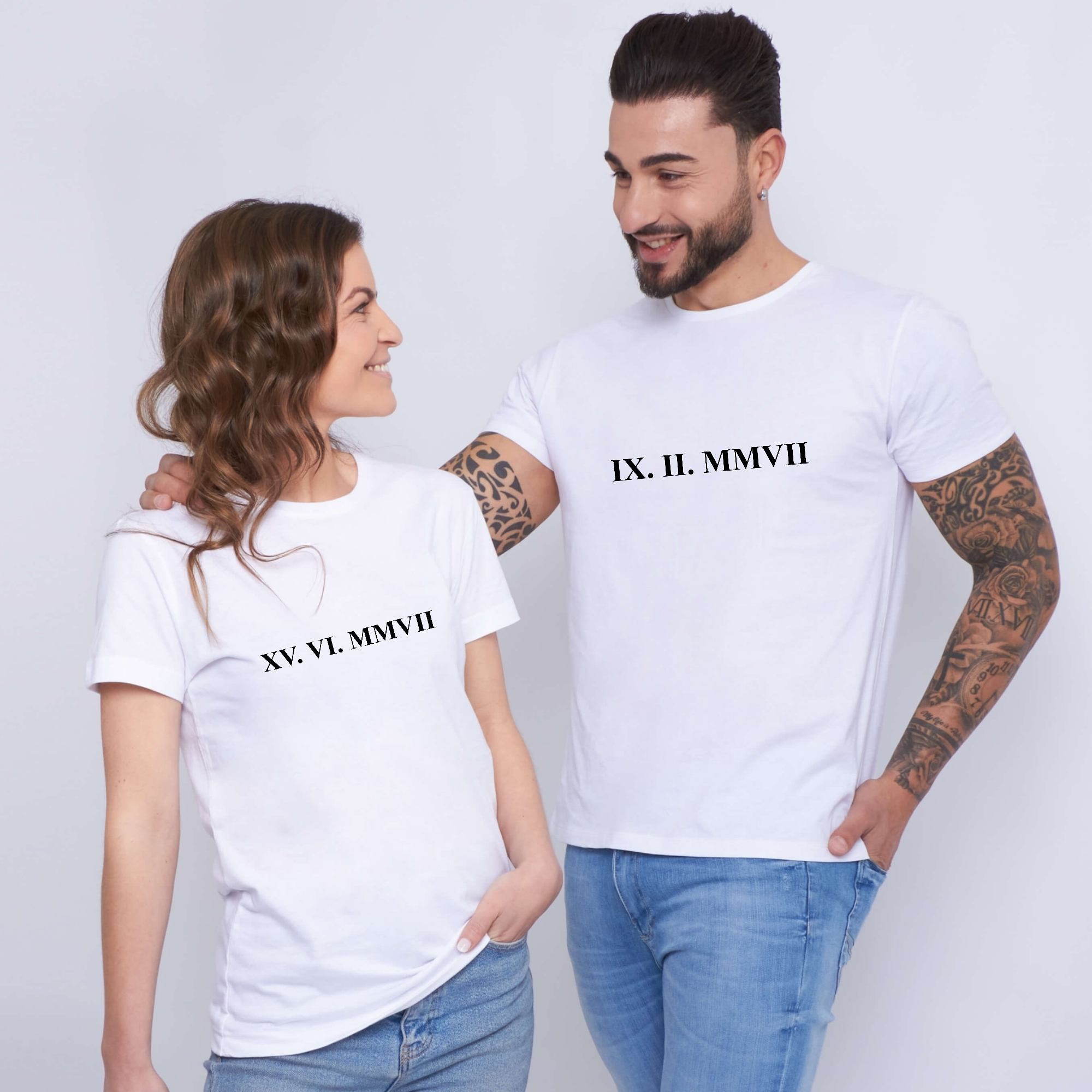 Camiseta Personalizada Números Romanos