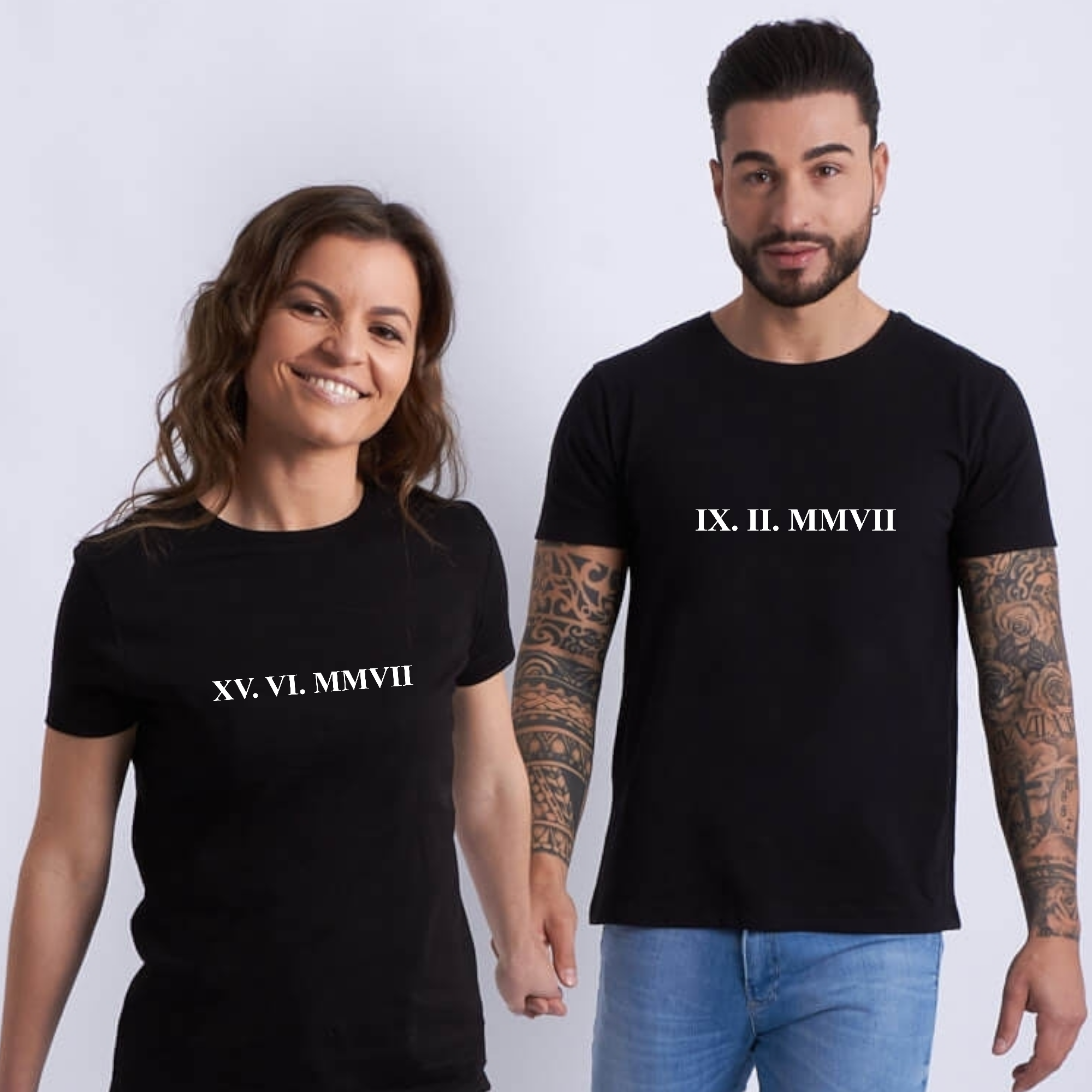 Camiseta Personalizada Números Romanos