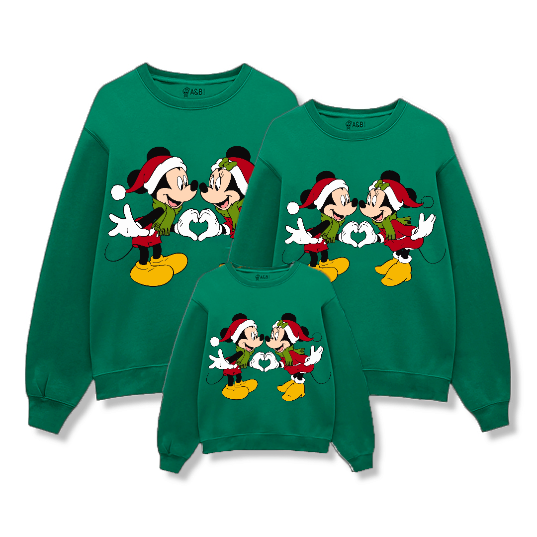 Sudadera Mickey Minnie Love Navidad!!