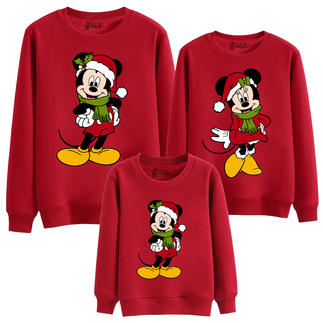 Sudadera Mickey Minnie Happy Christmas!!