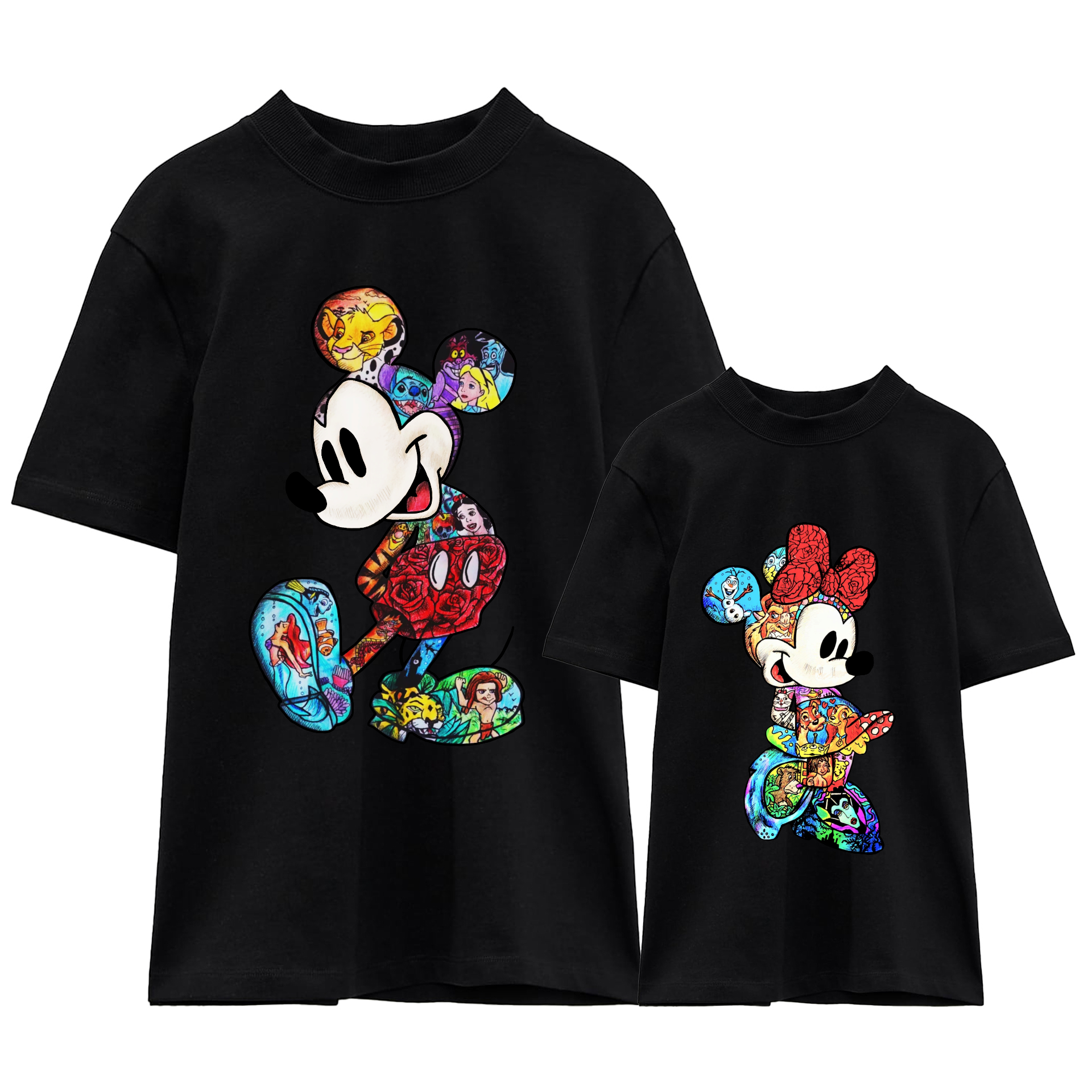 Camiseta Minnie & Mickey drawings!!