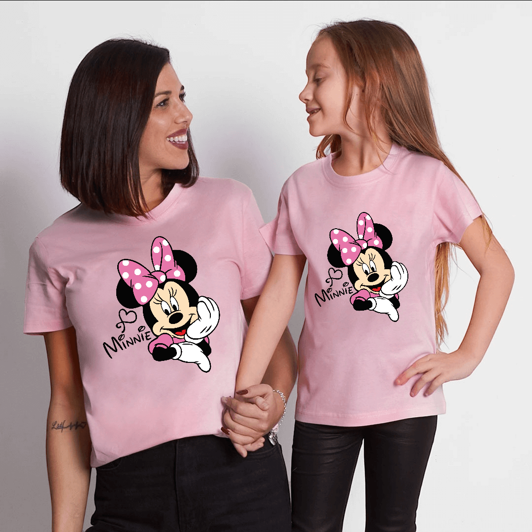 Minnie t -shirt rosa