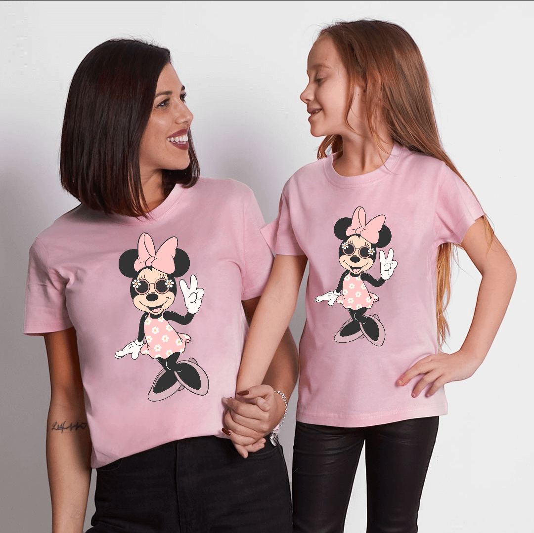 Camiseta Minnie igual madre e hija | Camiseta Minnie igual para toda la familia