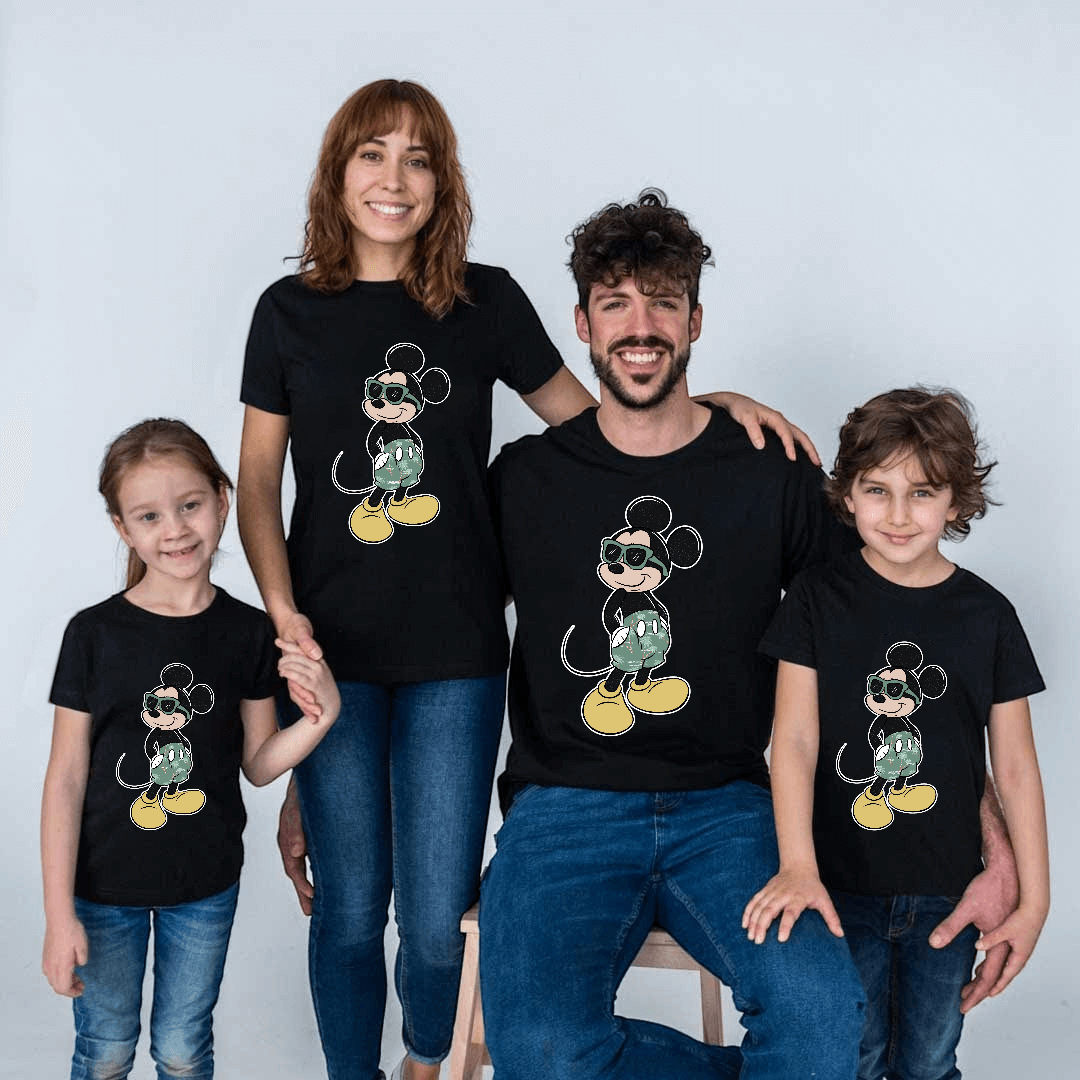 Camiseta igual para madre e hija | Camiseta igual para toda la familia de Mickey