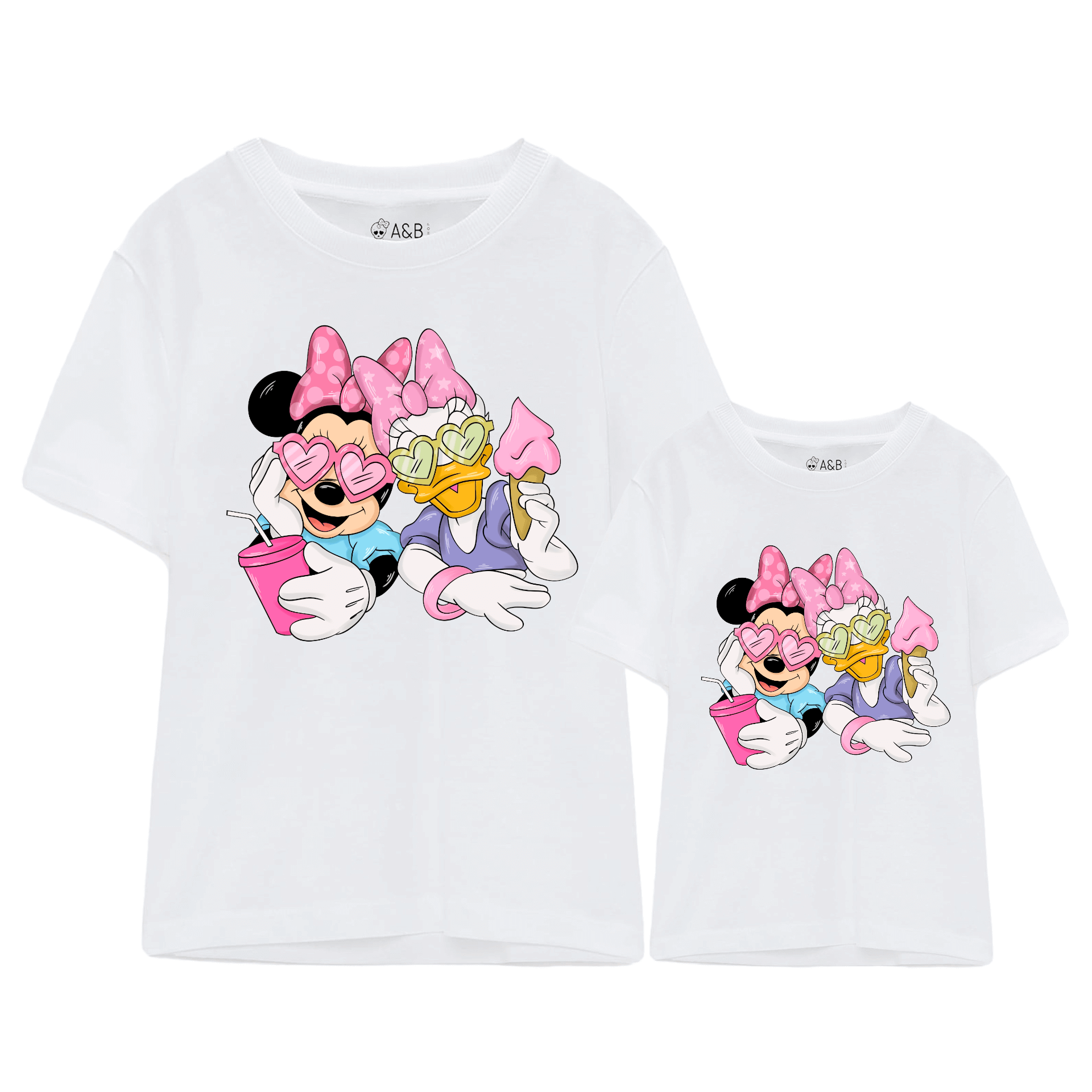 Camiseta igual para madre e hija Minnie | Camiseta igual para toda la familia