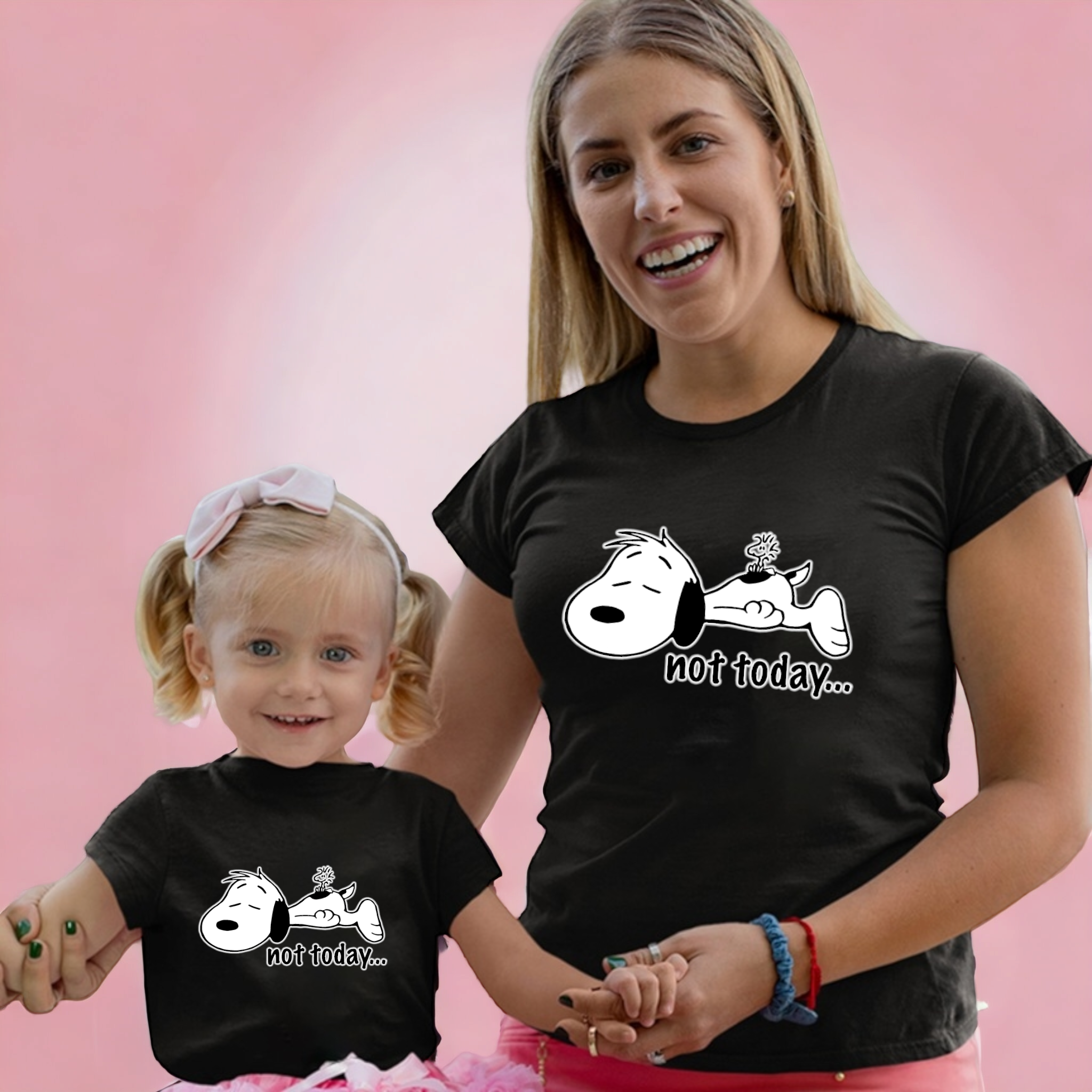 Camiseta Snoopy  igual para madre e hija | Camiseta Snoopy igual para toda la familia