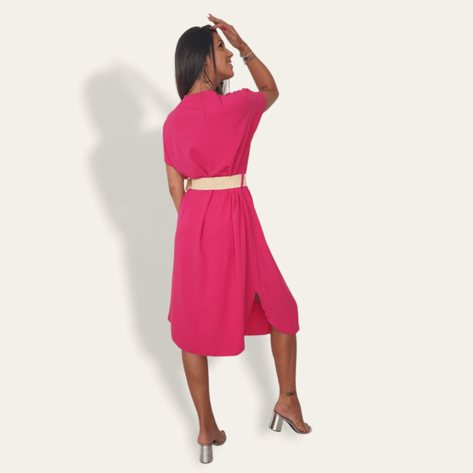 Vestido Linda fucsia