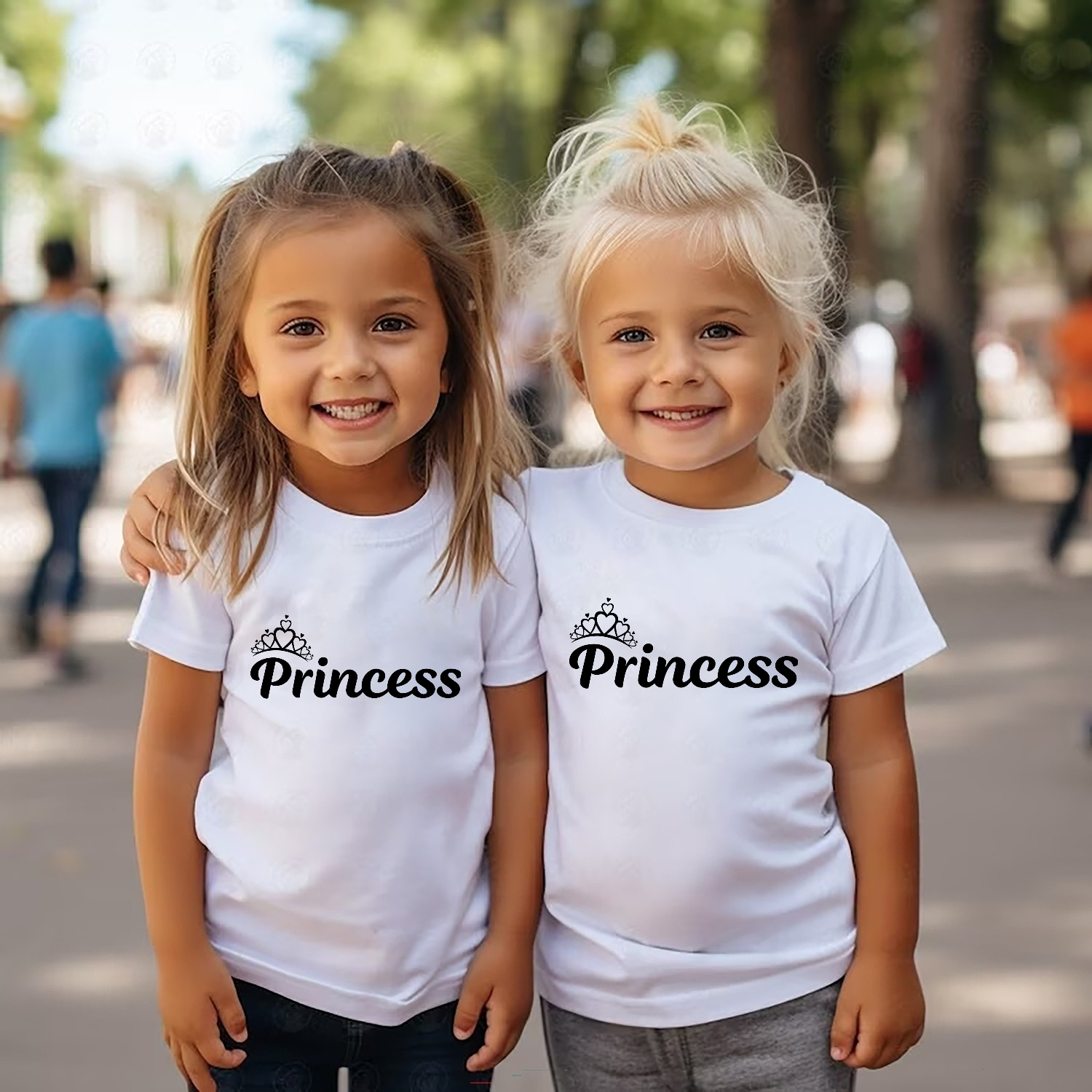T-shirt corona King-Queen-Prinsss-Prince