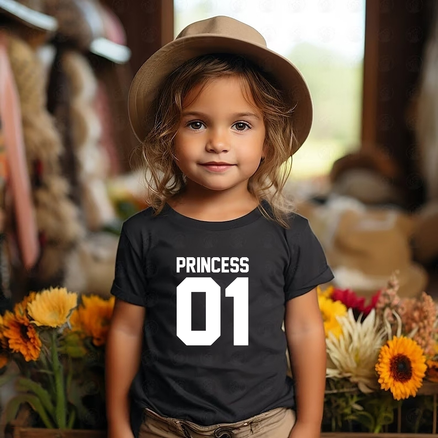 Camiseta King-Queen-Princess-Prince delante