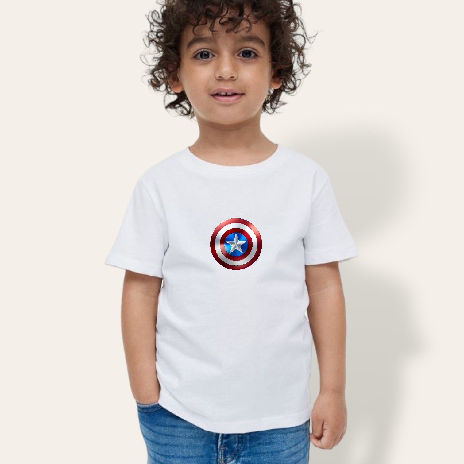 Camiseta Capitan america mini
