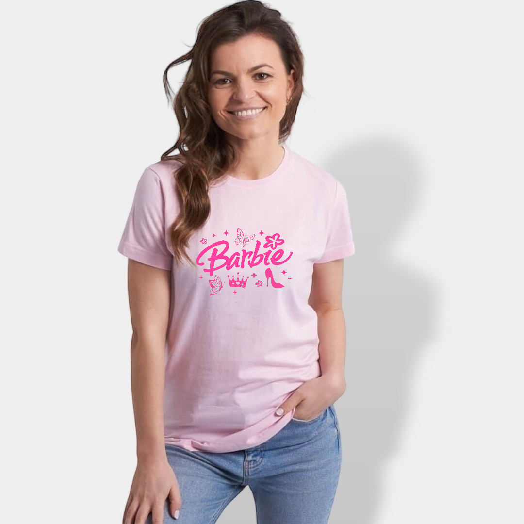 Camiseta Barbie Flower