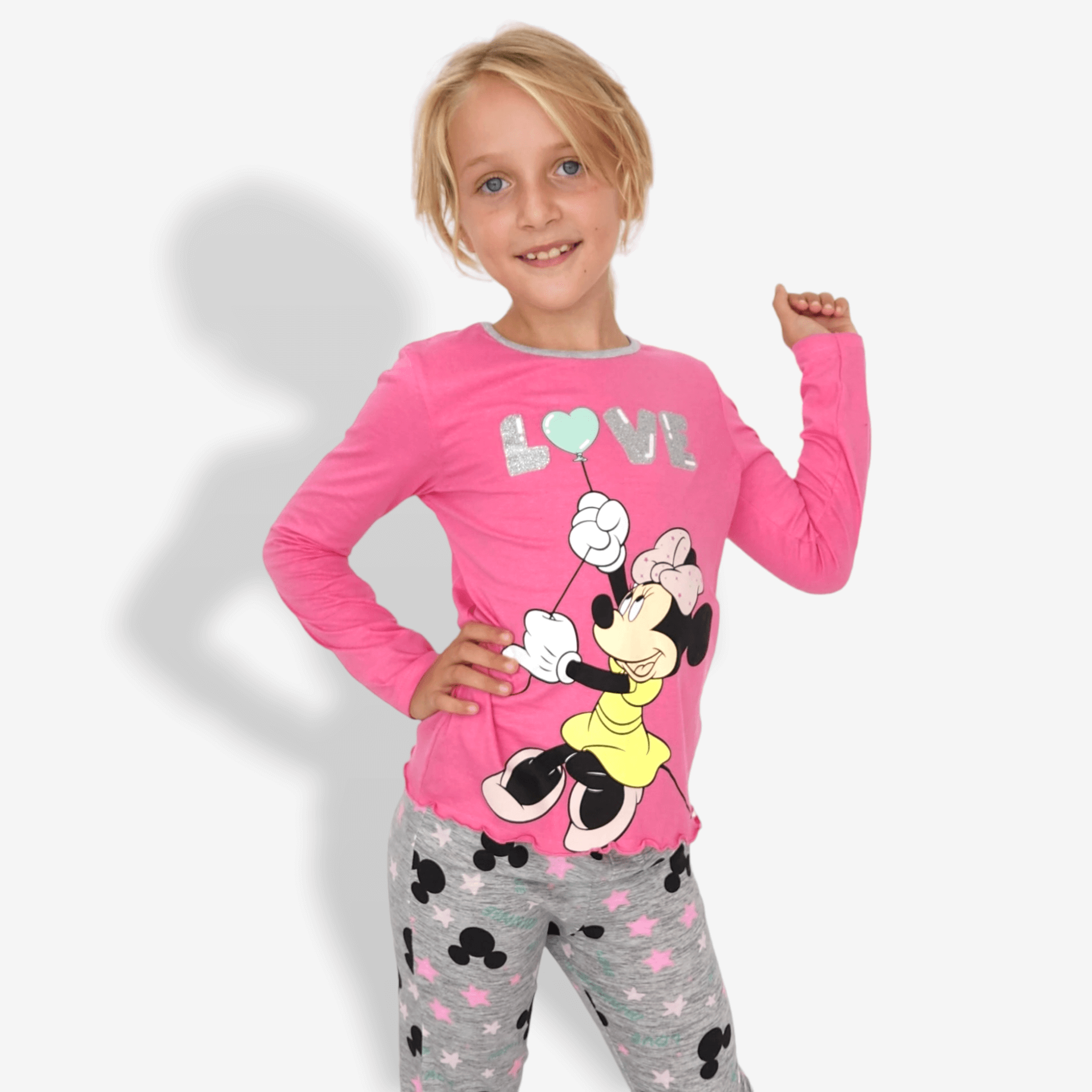Pijama Minnie Love heart