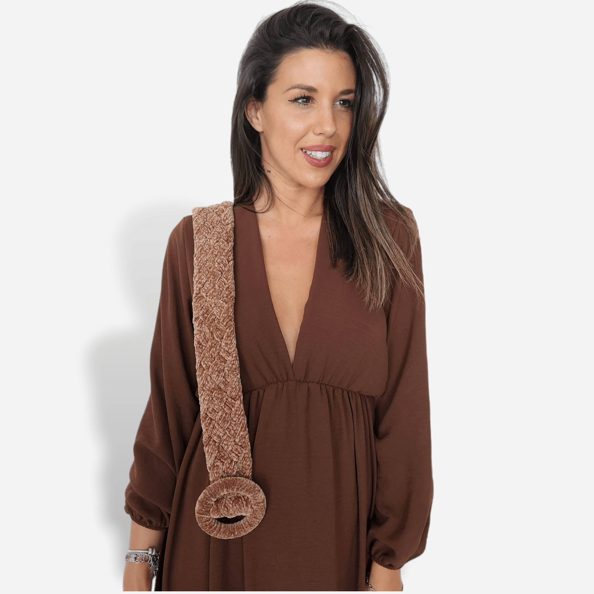 Vestido Jaén Marrón