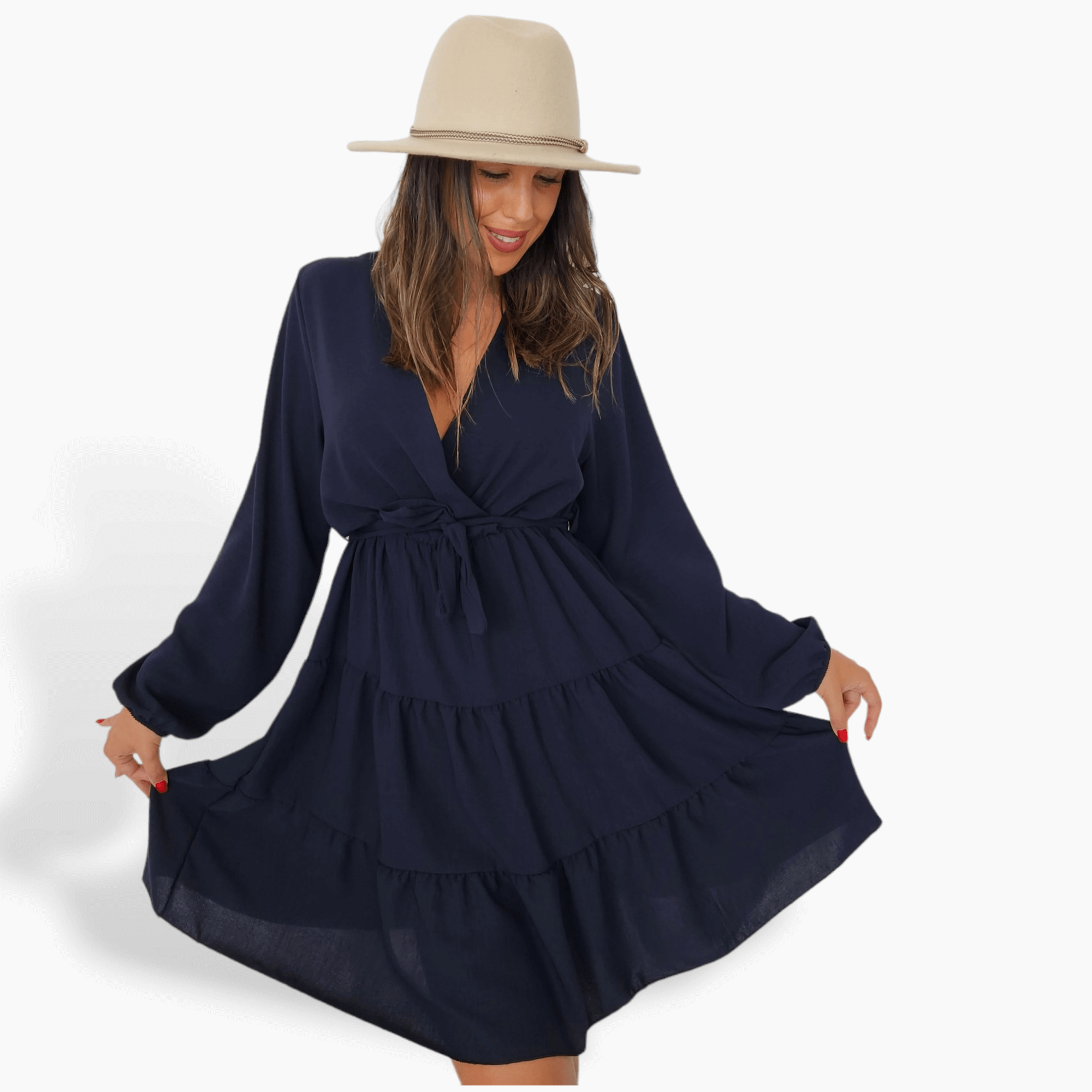 Vestido Amaris Azul Marino
