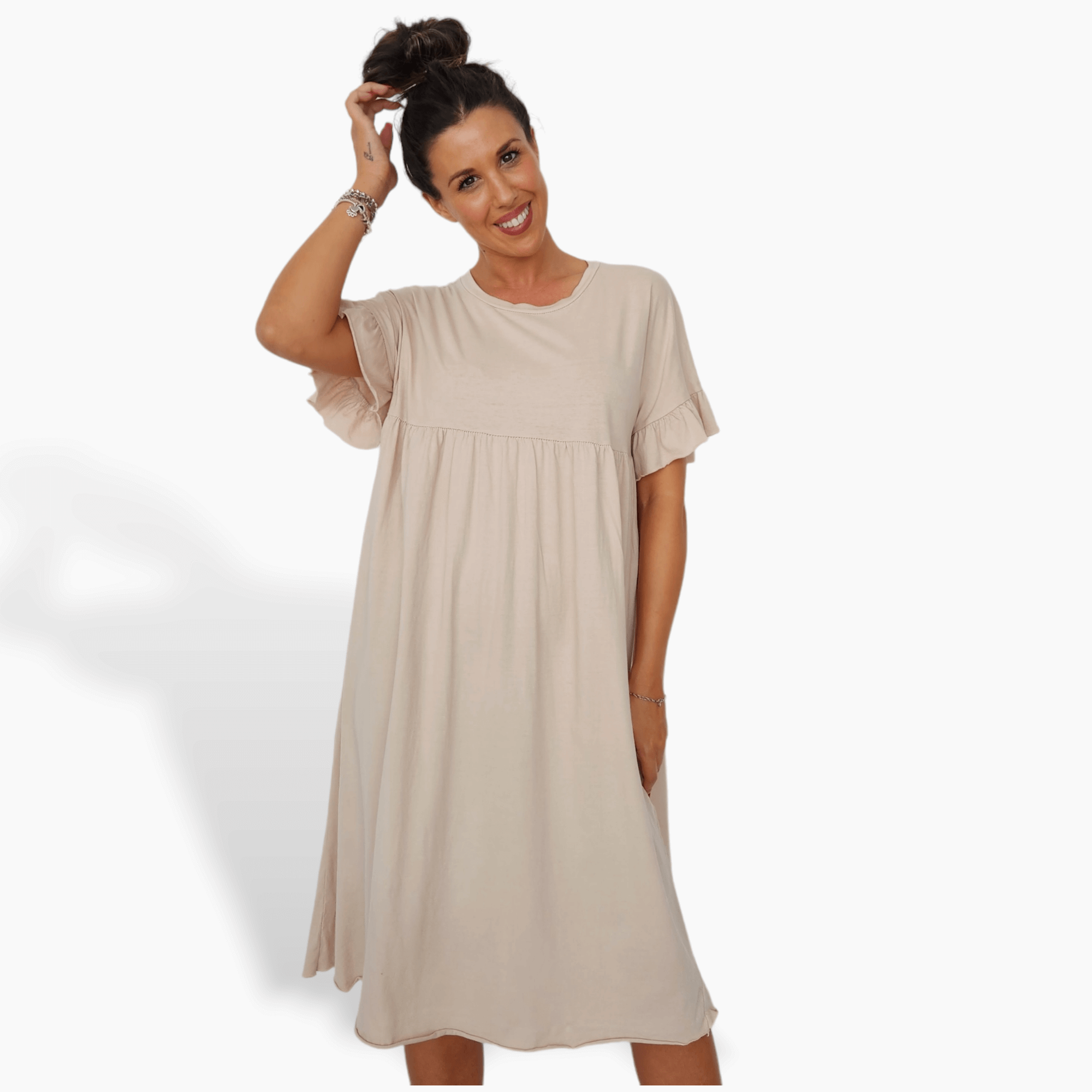 Vestido Septiembre Beige