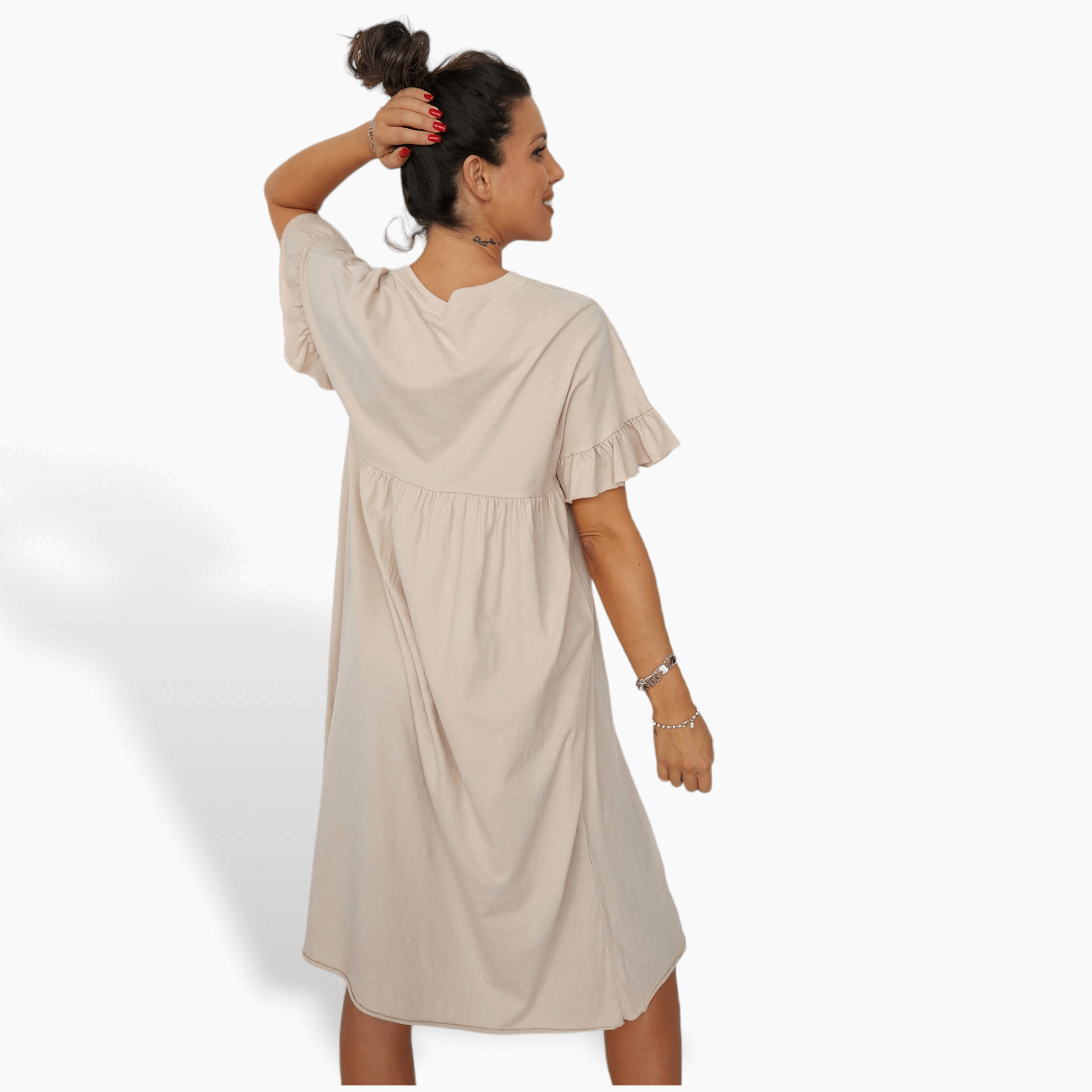 Vestido Septiembre Beige
