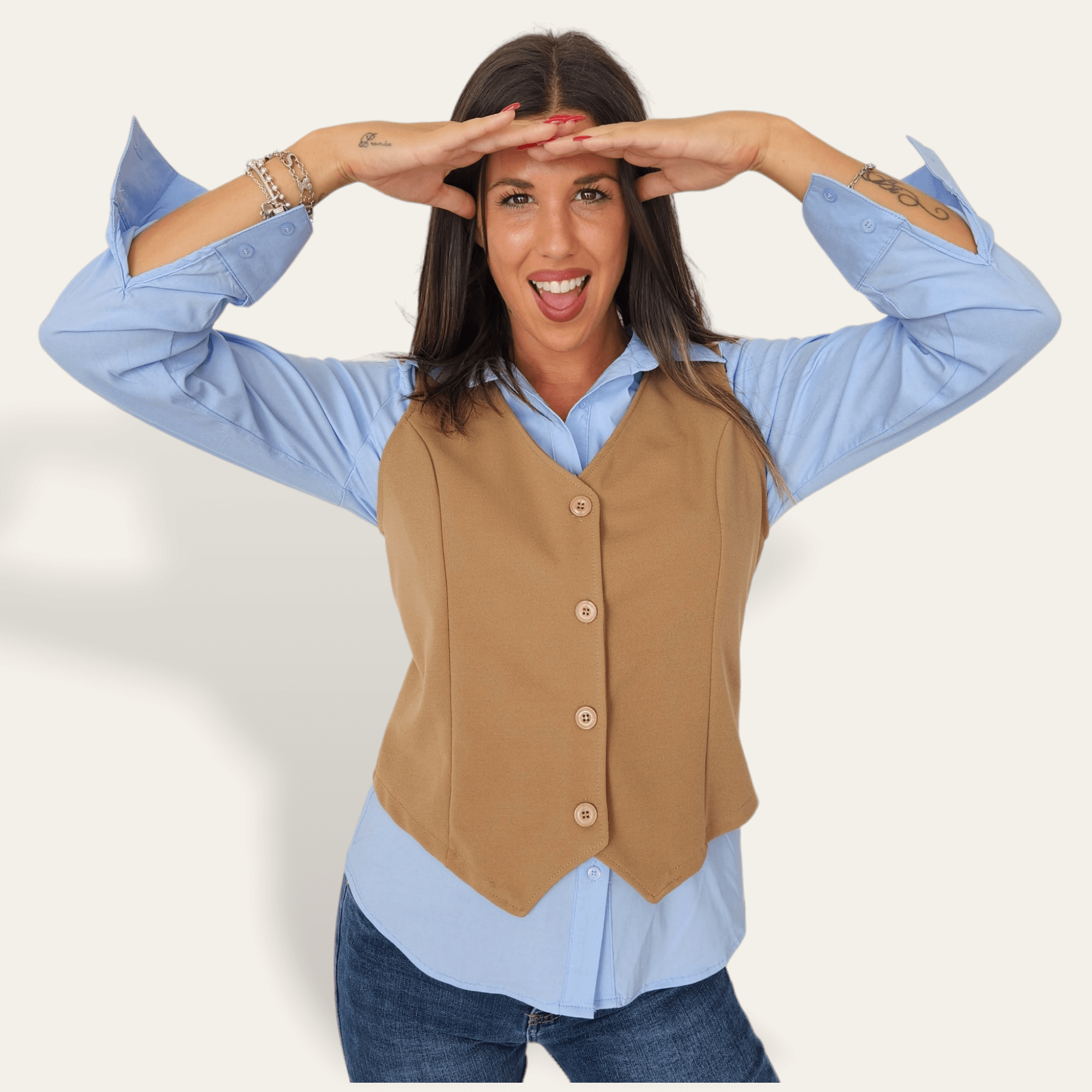 Chaleco Berna Camel