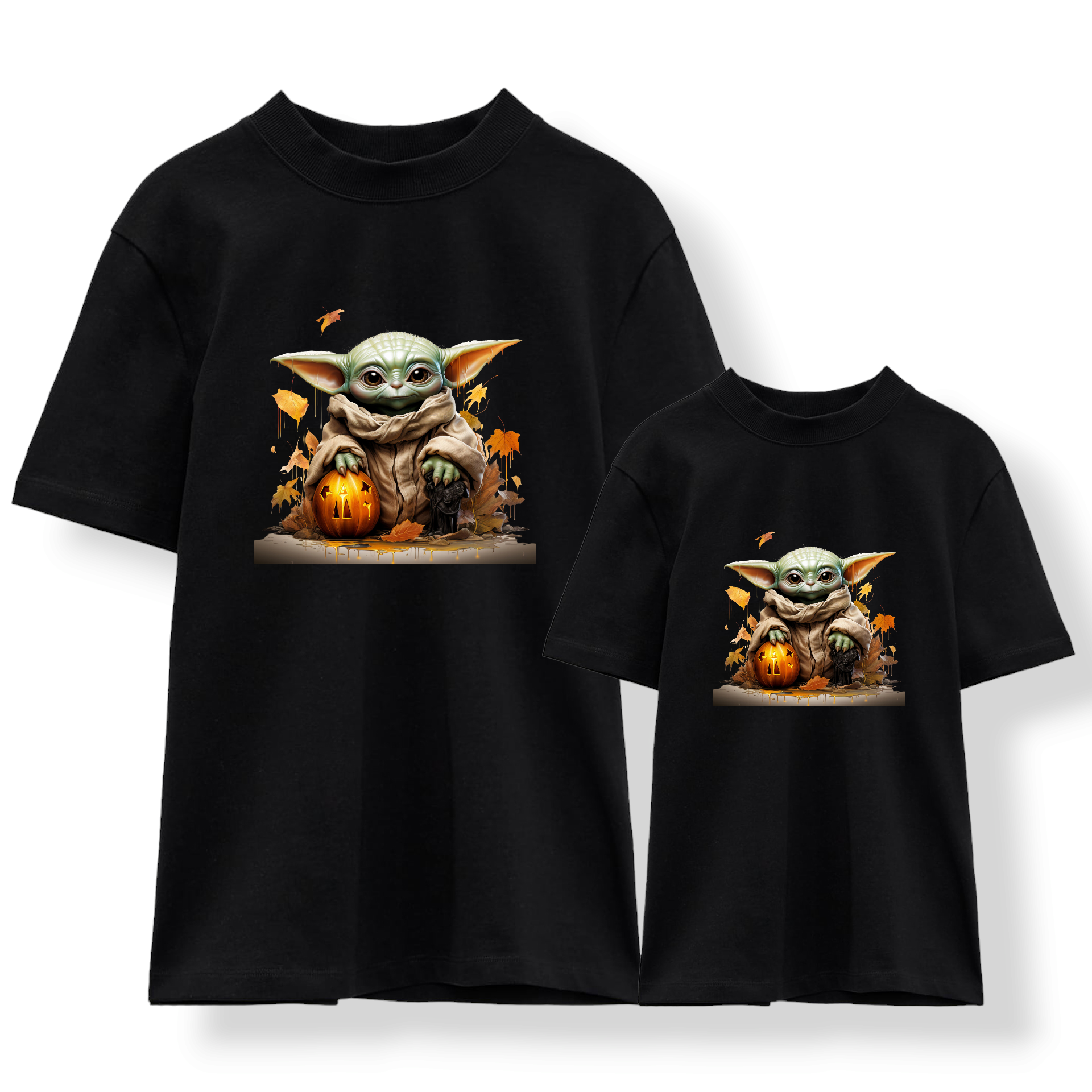 Camiseta Baby Yoda hojas!!