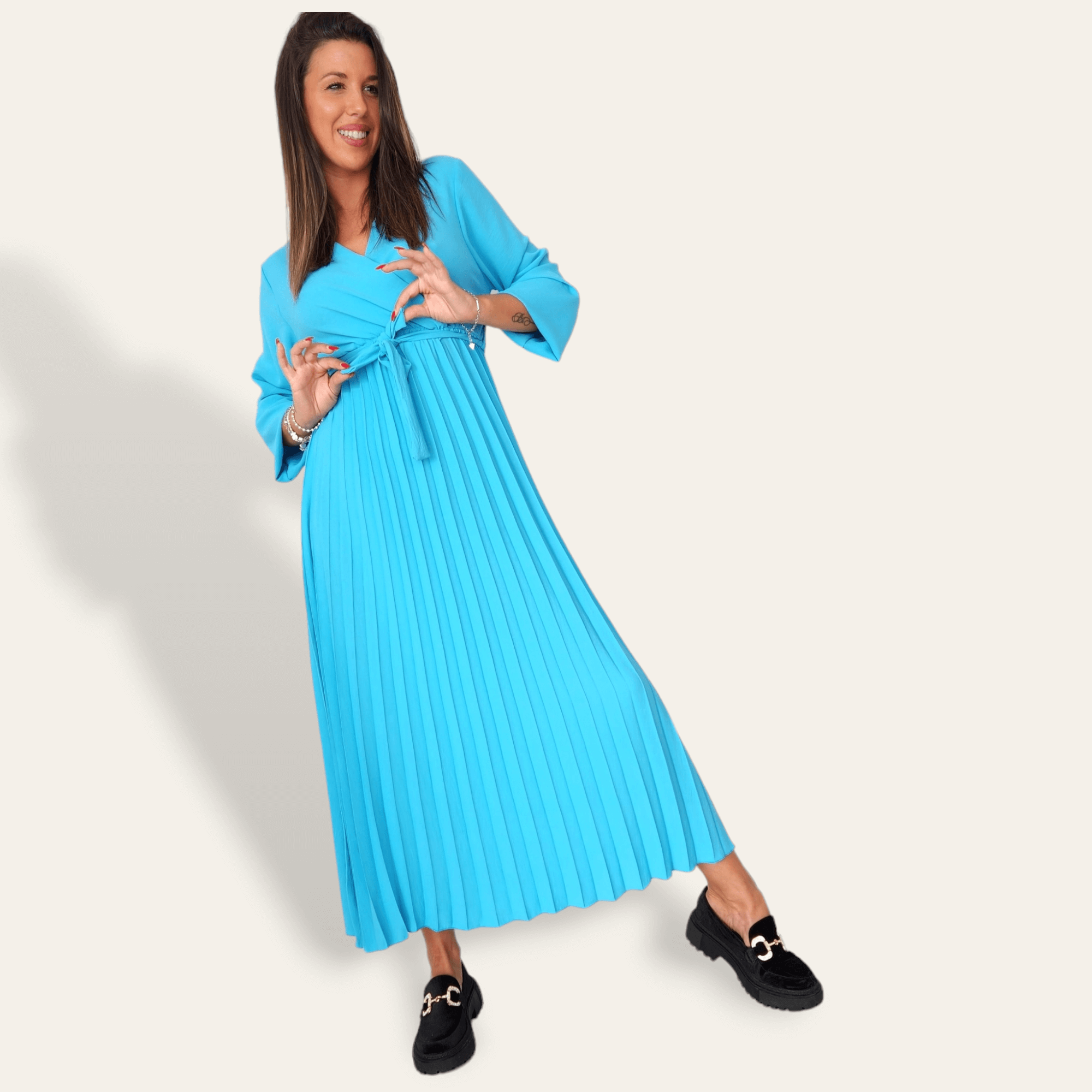 Capri blue selene dress